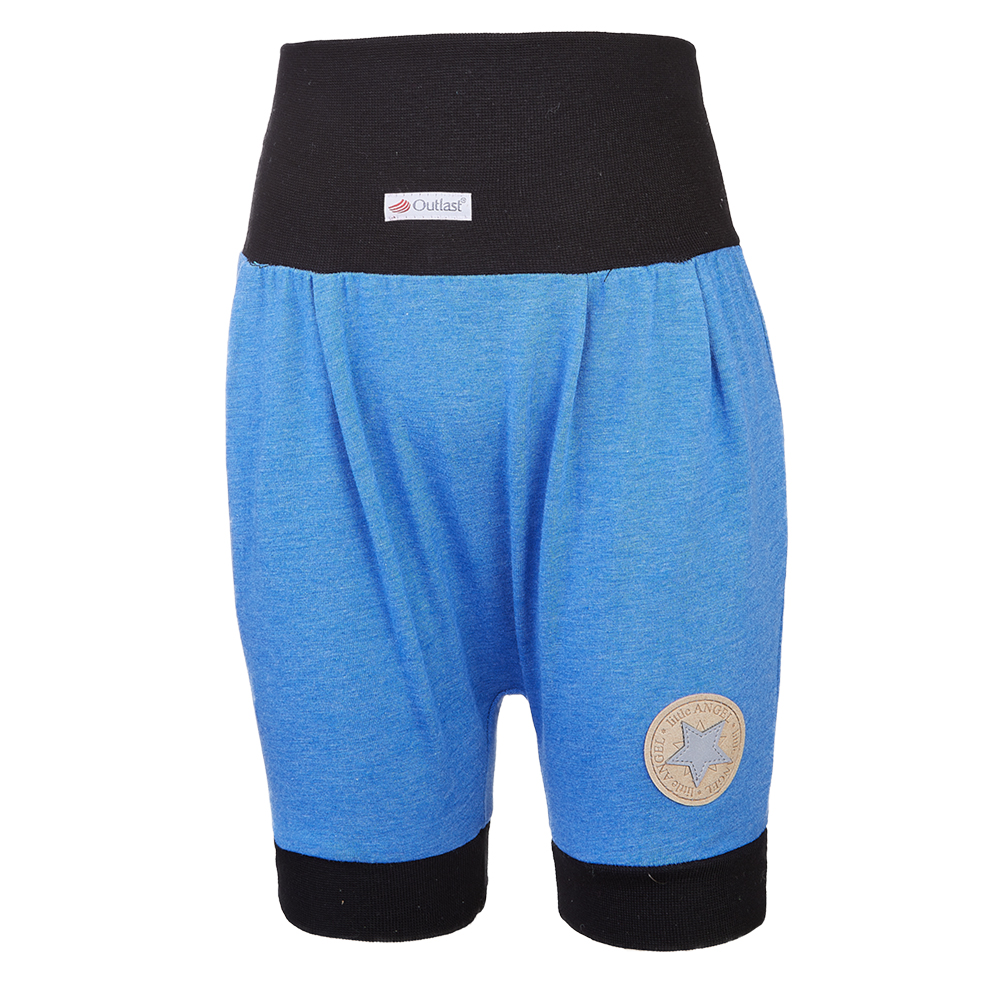 Šortky tenké harémky Outlast® - modrý melír 92