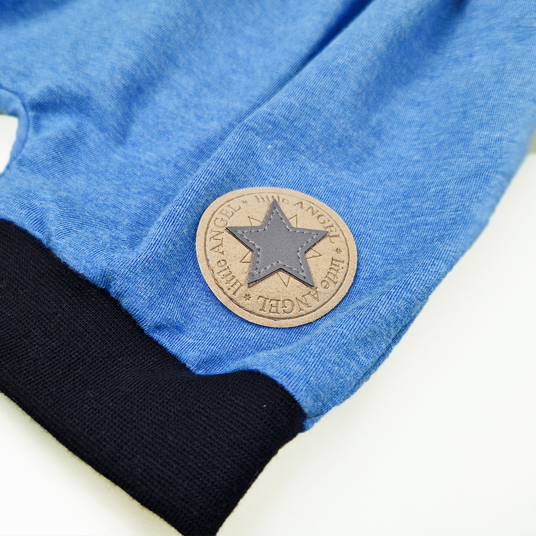 Šortky tenké harémky Outlast® - modrý melír 92