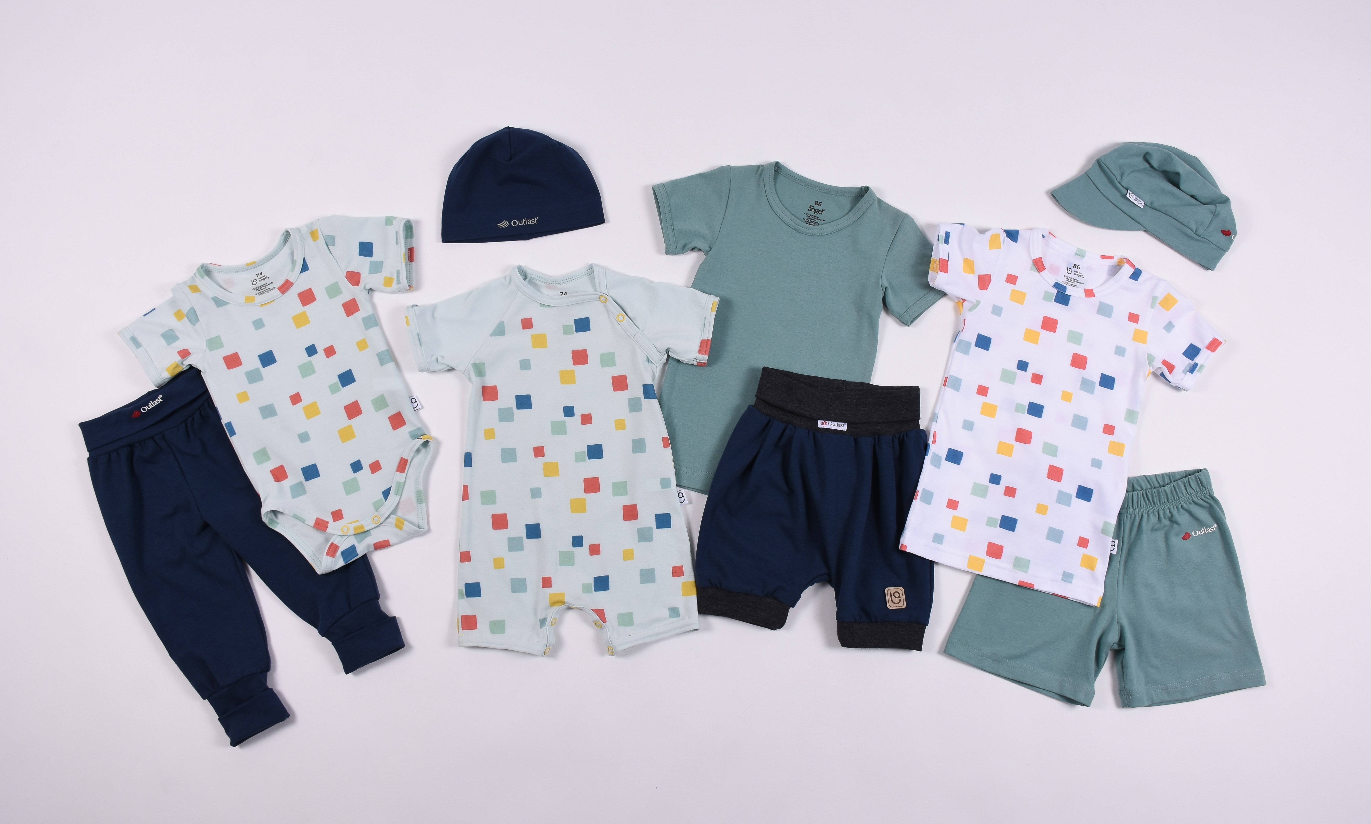 Šortky tenké harémky Outlast® - tm.modrá 98