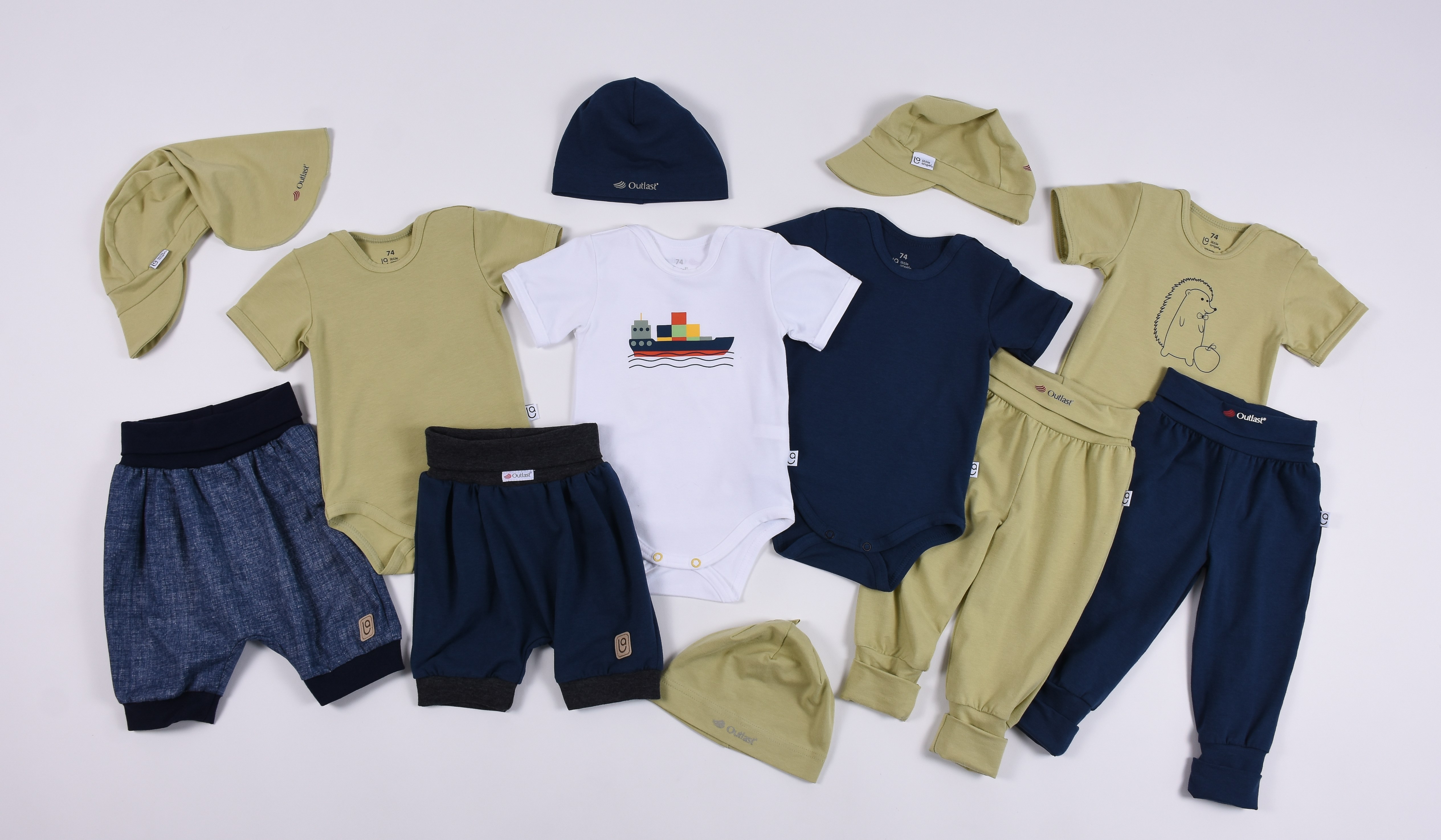 Šortky tenké harémky Outlast® - černá 104