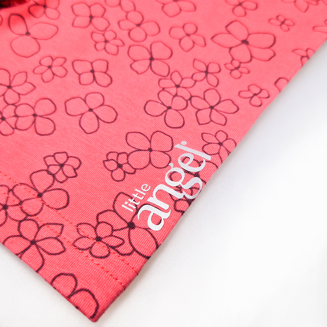 Kraťasy tenké TISK Outlast® - jahodová kytičky 116