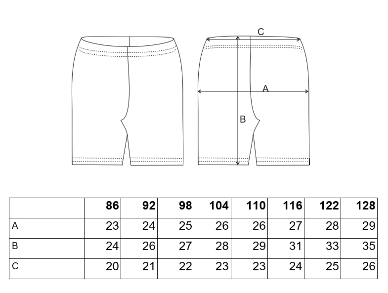 Kraťasy tenké TISK Outlast® - jahodová kytičky 116