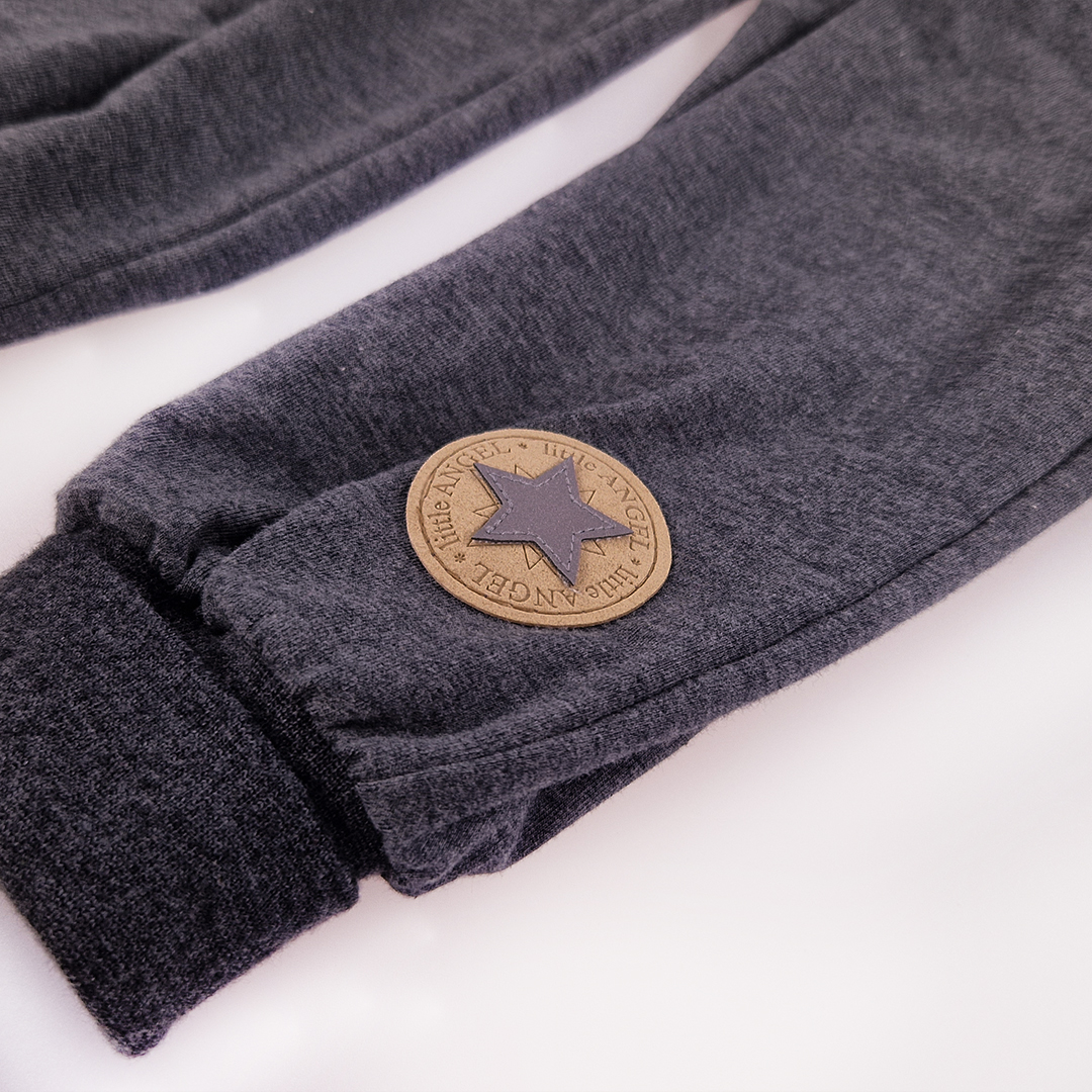 Tepláky tenké Outlast® - tm.šedý melír 116