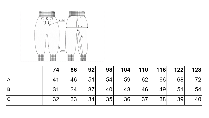 Tepláky tenké Outlast® - černá 74