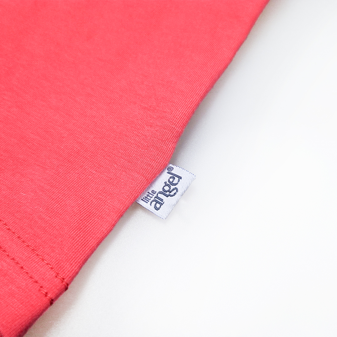 Tričko tenké KR obrázek Outlast® - jahodová 116