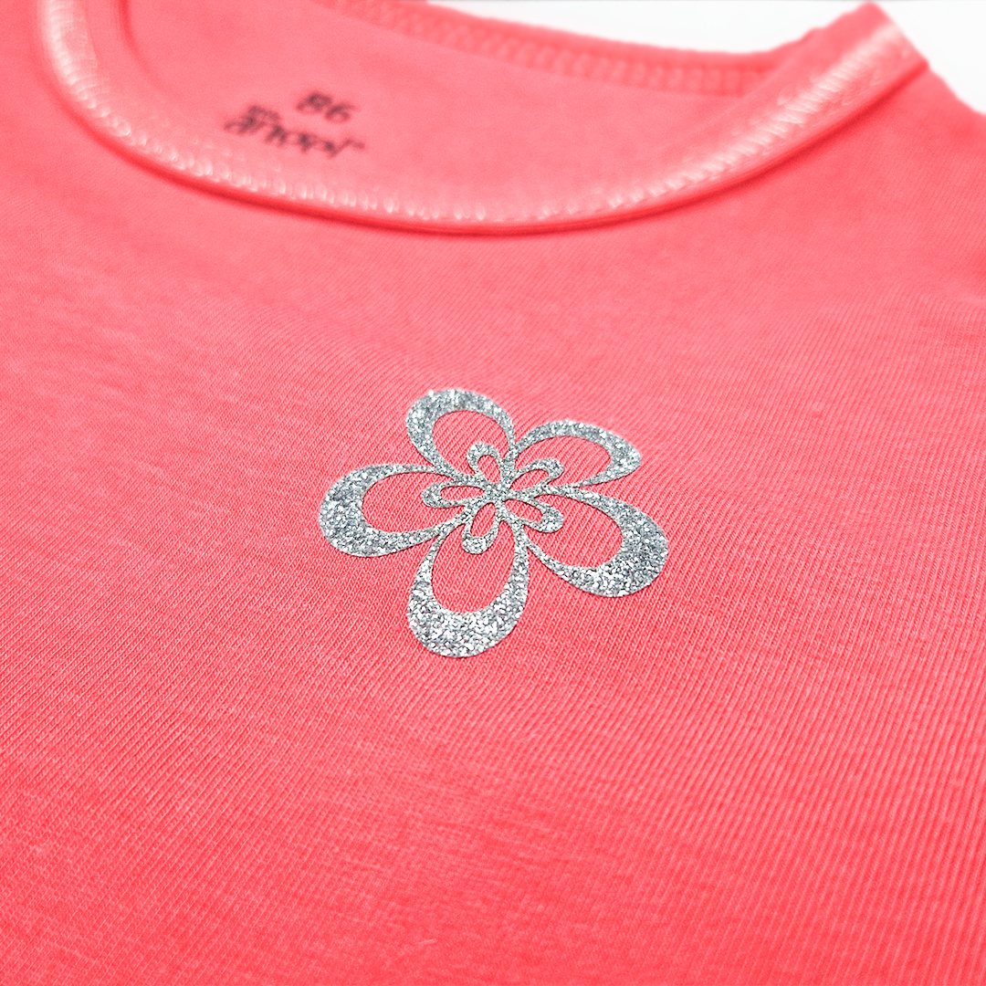 Tričko tenké KR obrázek Outlast® - jahodová 116