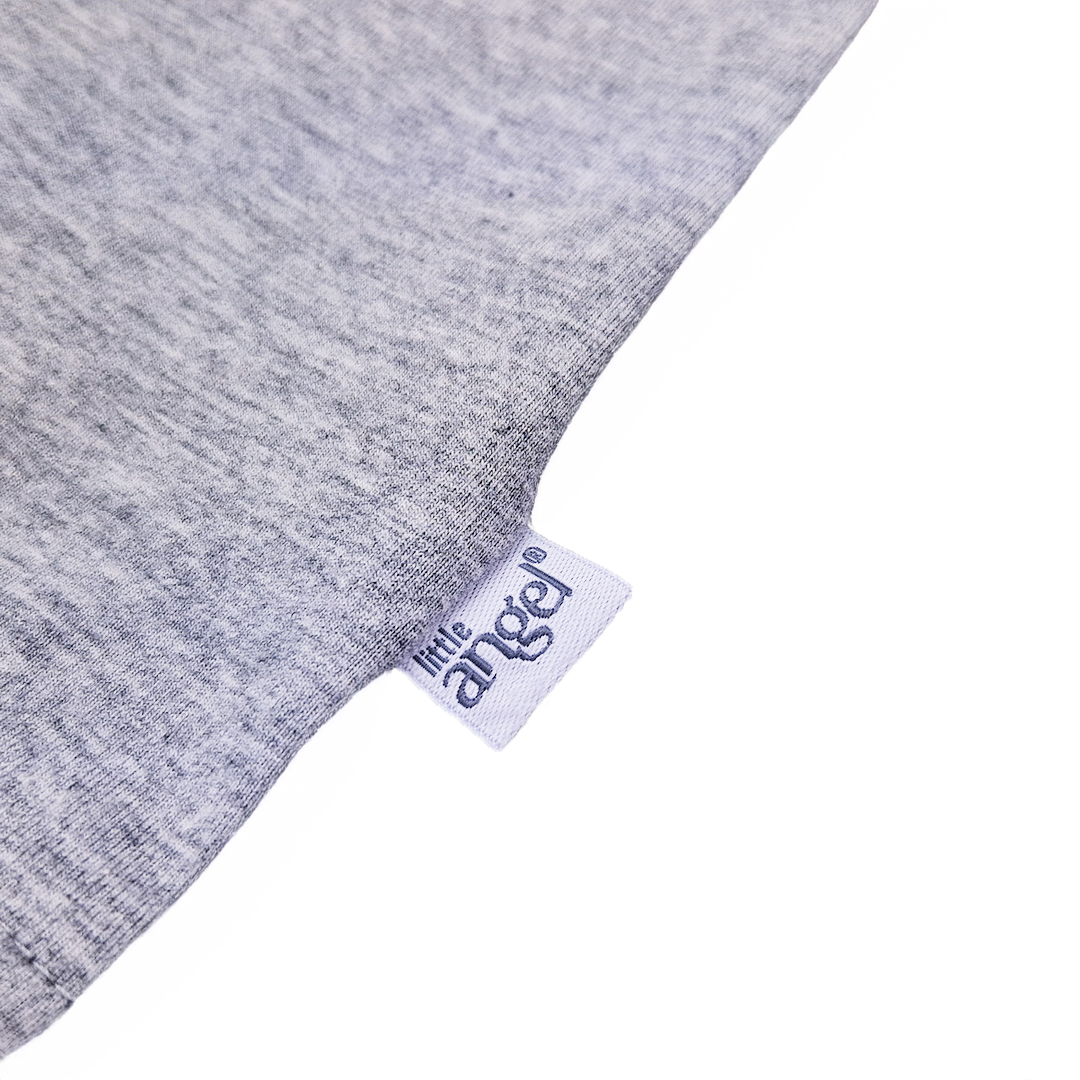 Tričko tenké KR obrázek Outlast® - šedý melír 104