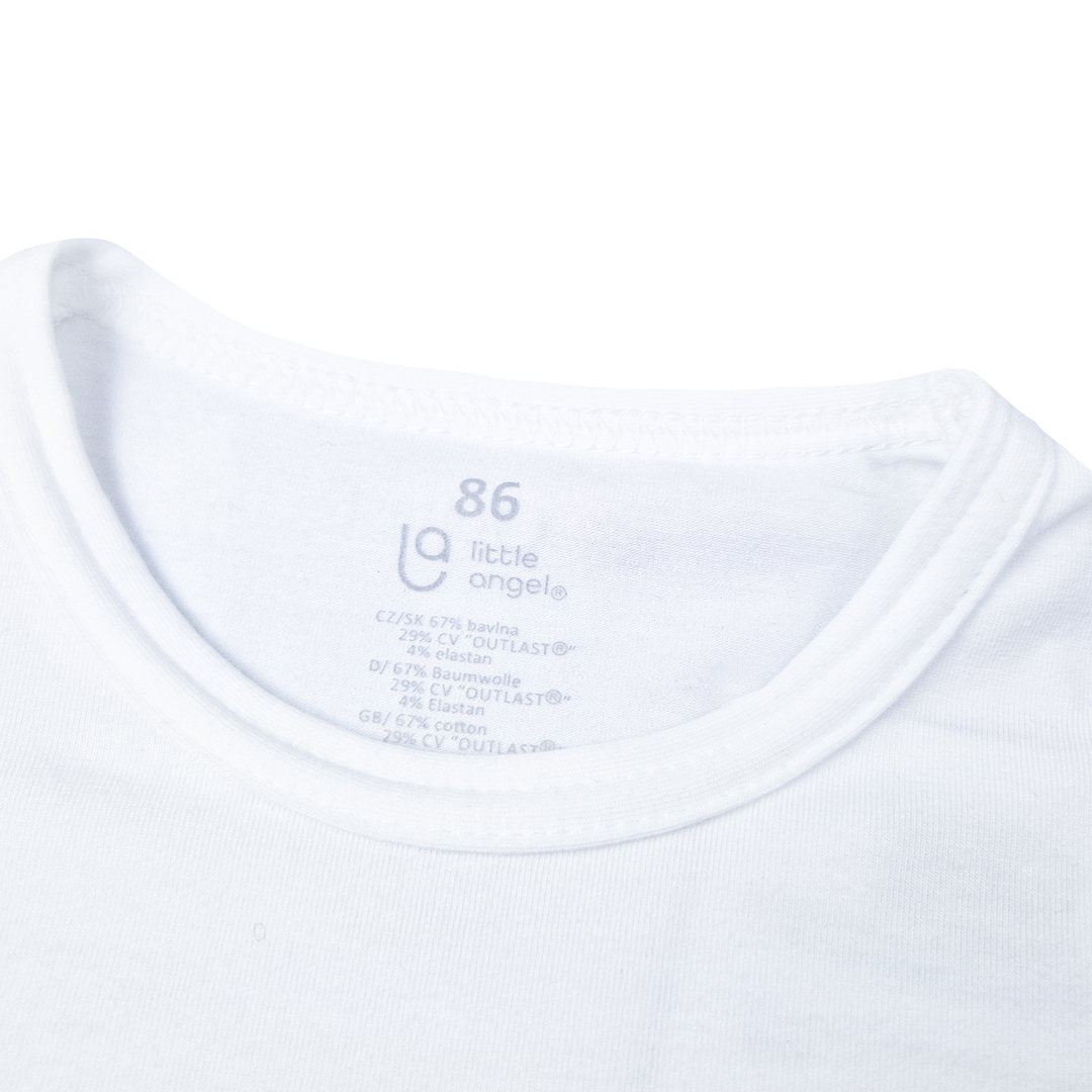 Tričko tenké KR obrázek Outlast® - bílá/loď 104