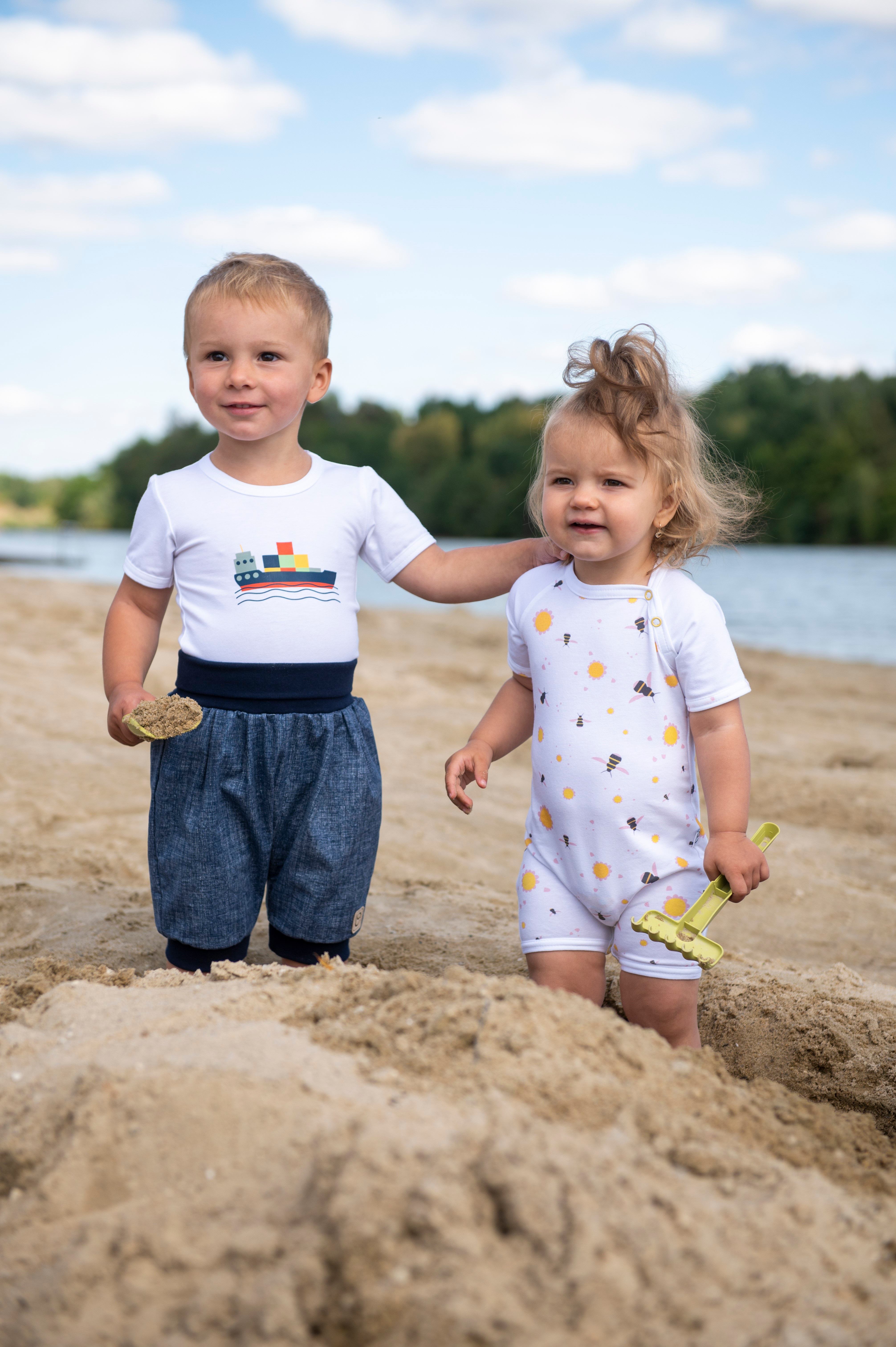 Tričko tenké KR obrázek Outlast® - bílá/loď 104