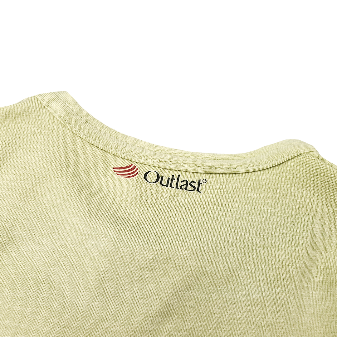 Tričko tenké KR obrázek Outlast® - sv.matcha 116