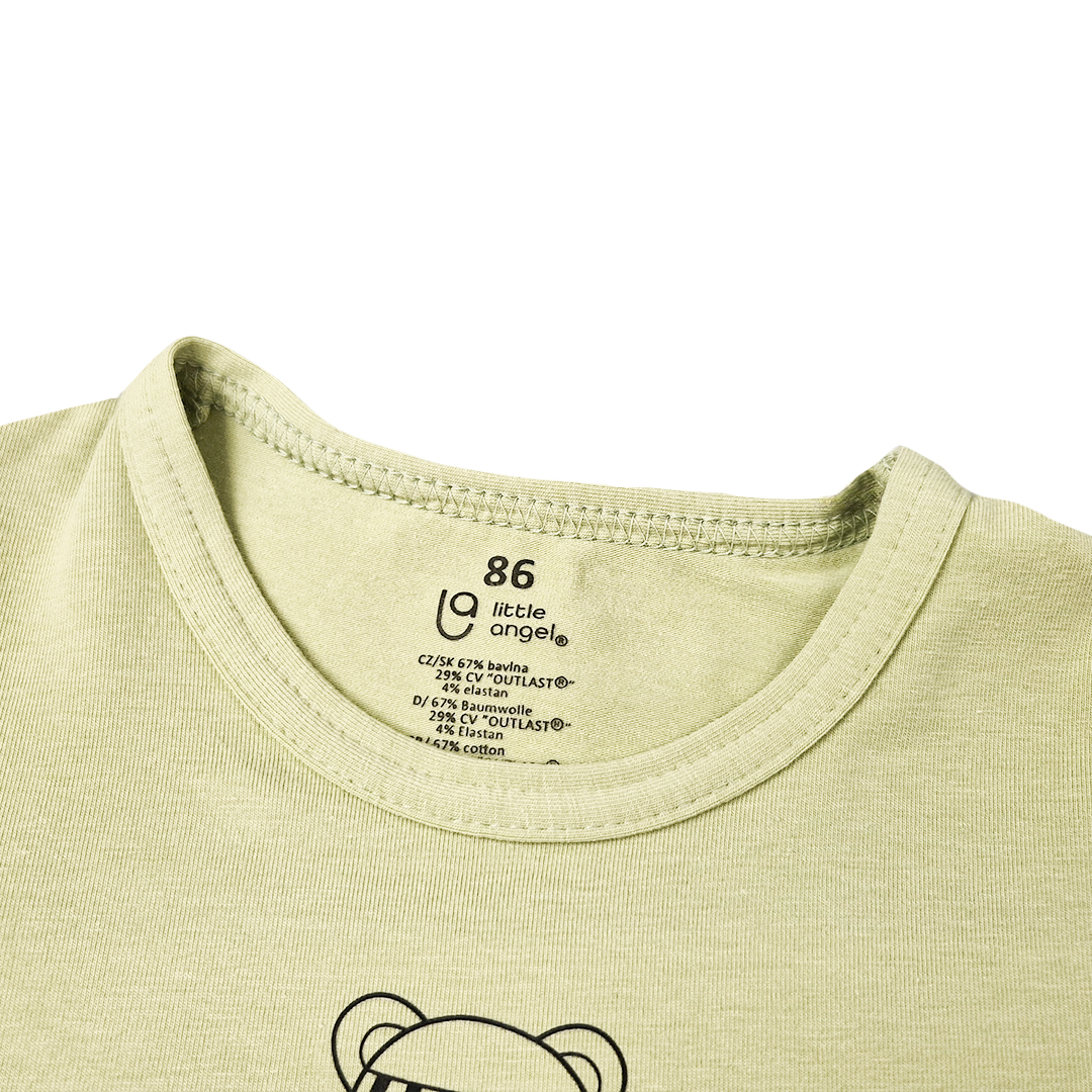 Tričko tenké KR obrázek Outlast® - sv.matcha 116