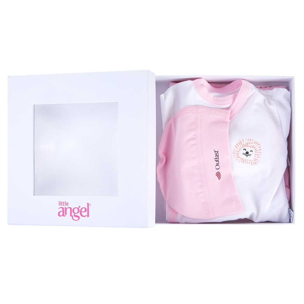 Novorozenecká sada tenká Outlast® - růžová baby 62