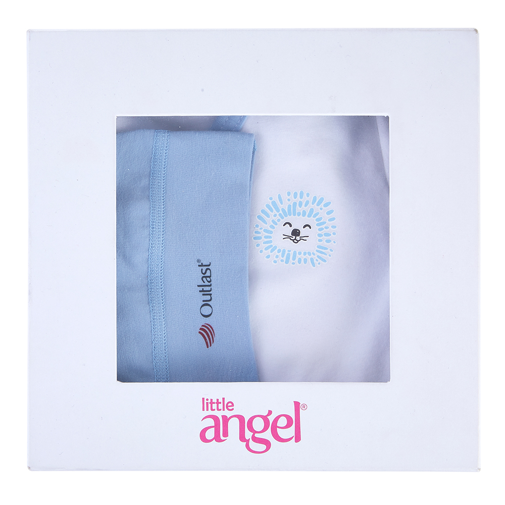 Novorozenecká sada tenká Outlast® - sv.modrá 56