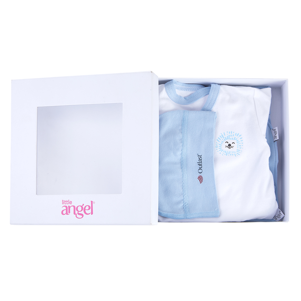 Novorozenecká sada tenká Outlast® - sv.modrá 62