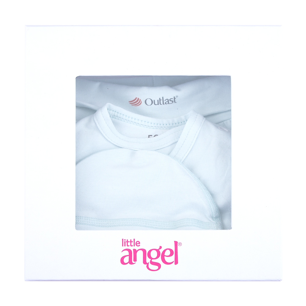 Novorozenecká sada tenká Outlast® - bleděmodrá 56