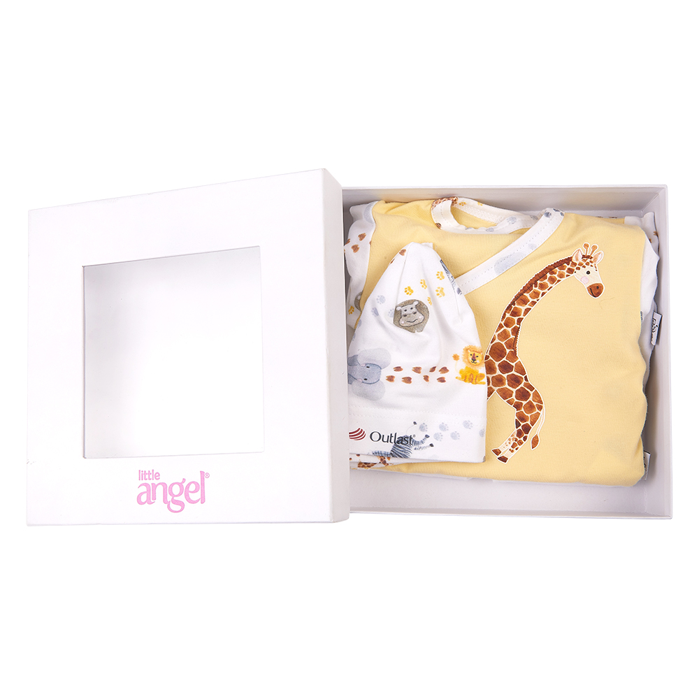 Novorozenecká sada tenká TISK Outlast® - safari 50