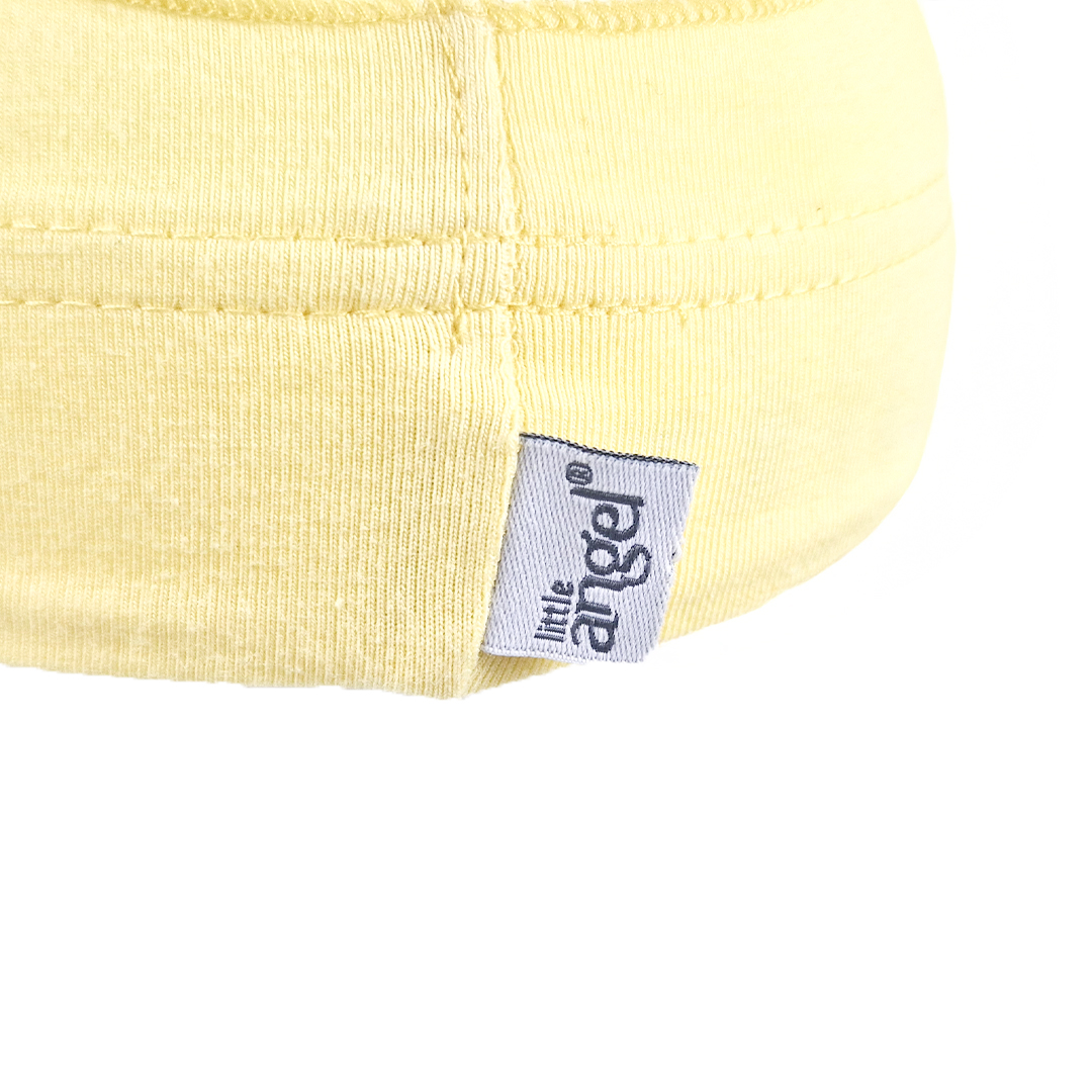 Šátek tenký kšilt Outlast® - sv.žlutá/motýlci 4 | 45-48 cm