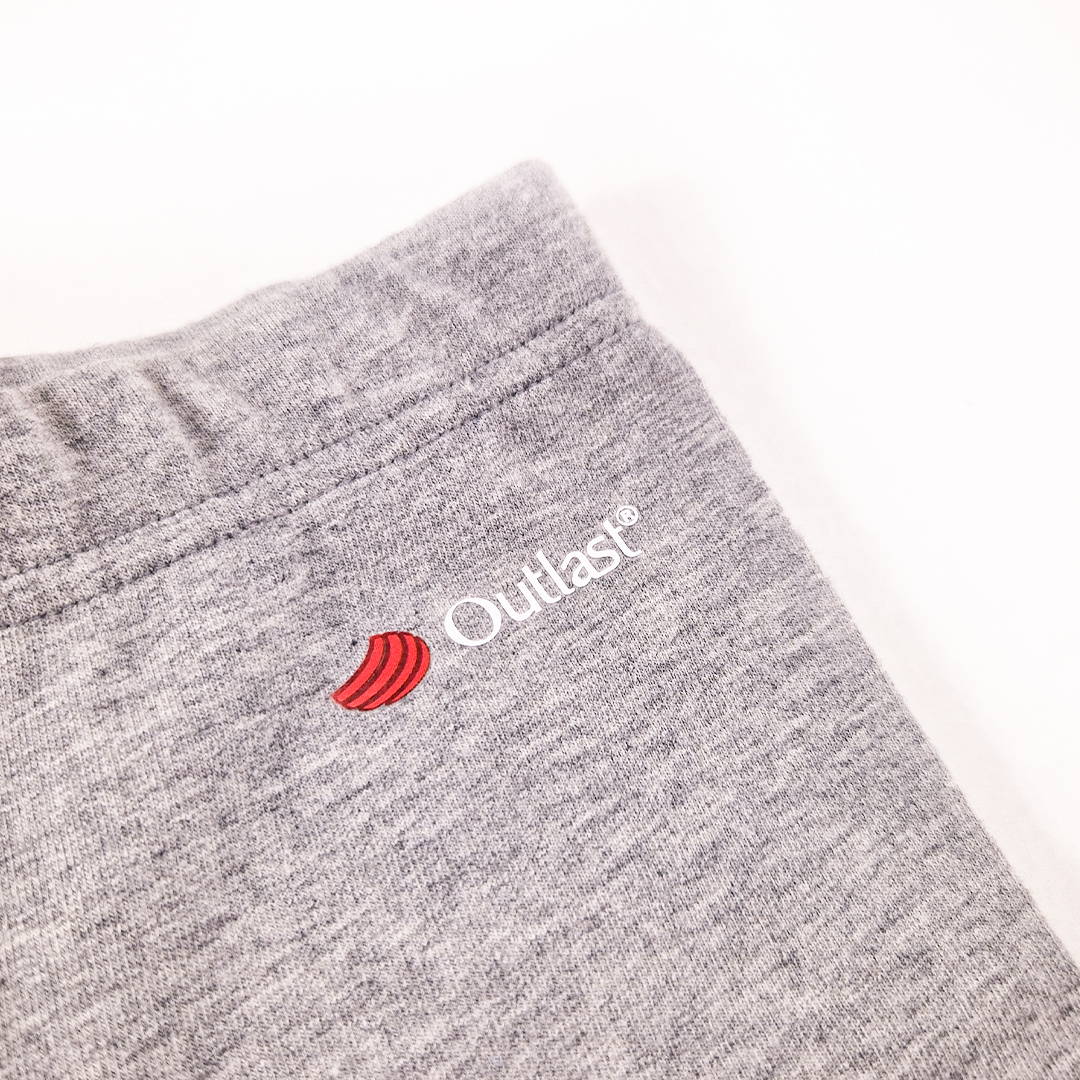 Pyžamo DR smyk Outlast® - pruh šedooranžový/šedý melír 116