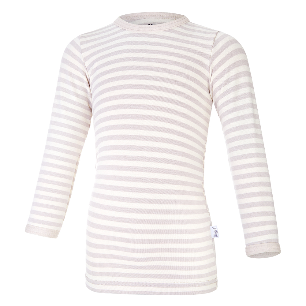 Pyžamo DR smyk Outlast® - pruh bílá káva/latte 122