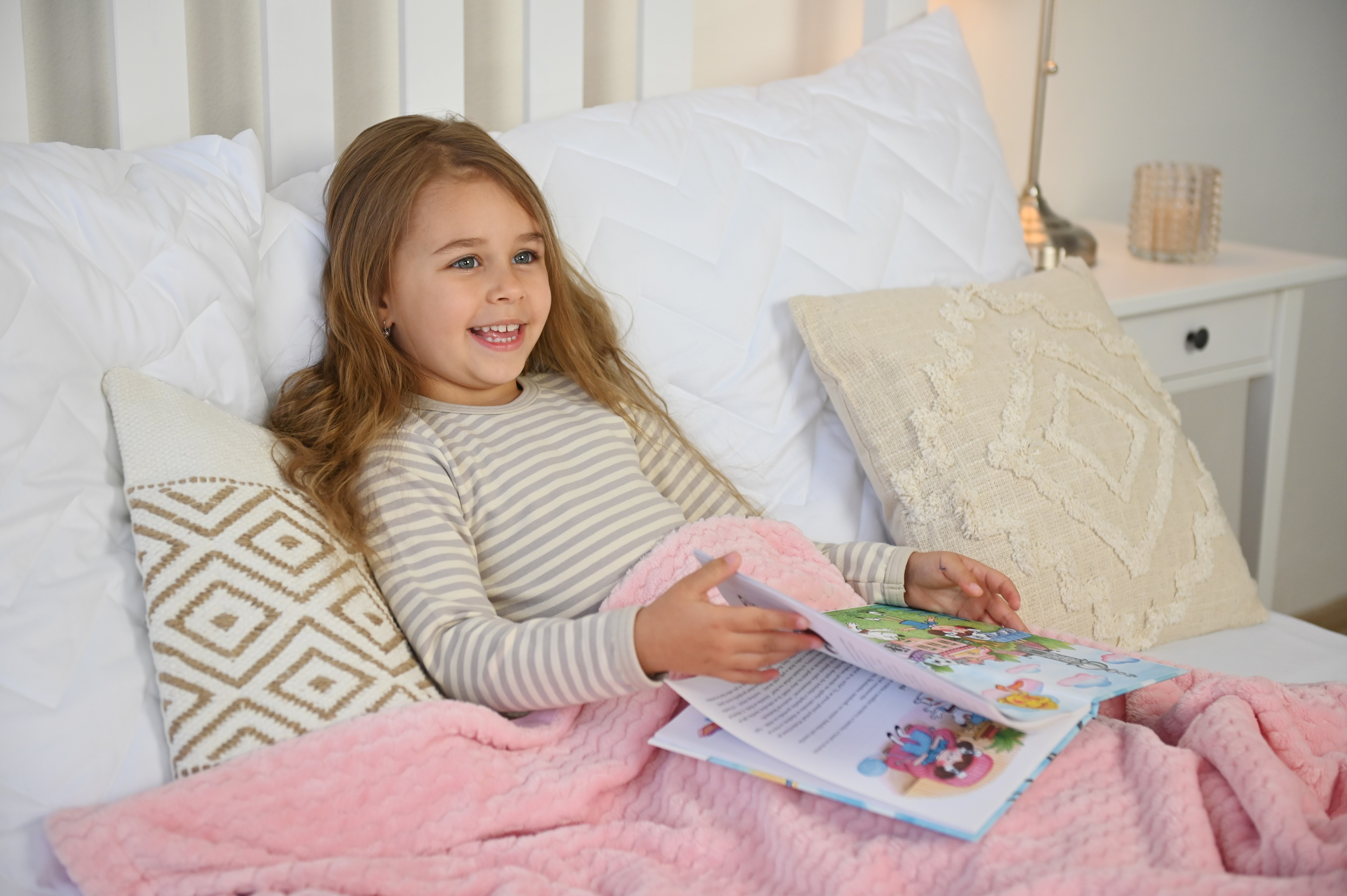 Pyžamo DR smyk Outlast® - pruh bílá káva/latte 122