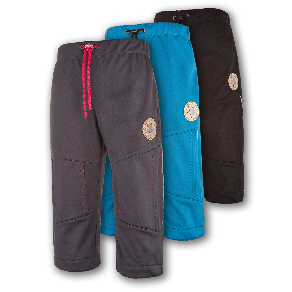 Kalhoty softshell STRETCH - černá 98