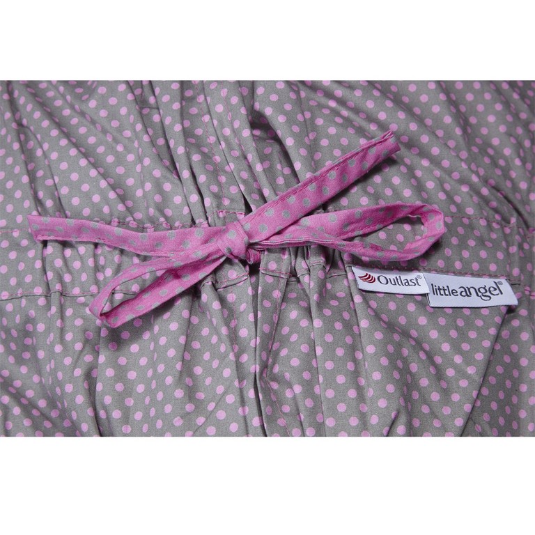 Zavinovačka šněrovací pevná záda ANGEL - Outlast® - šedá-zvířátka