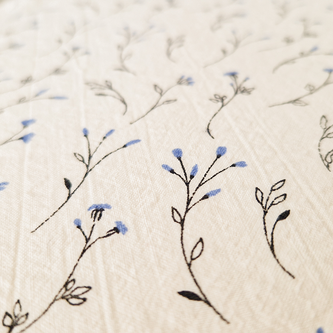 Zavinovačka šněrovací pevná záda ANGEL - Outlast® - krémová černomodré větvičky