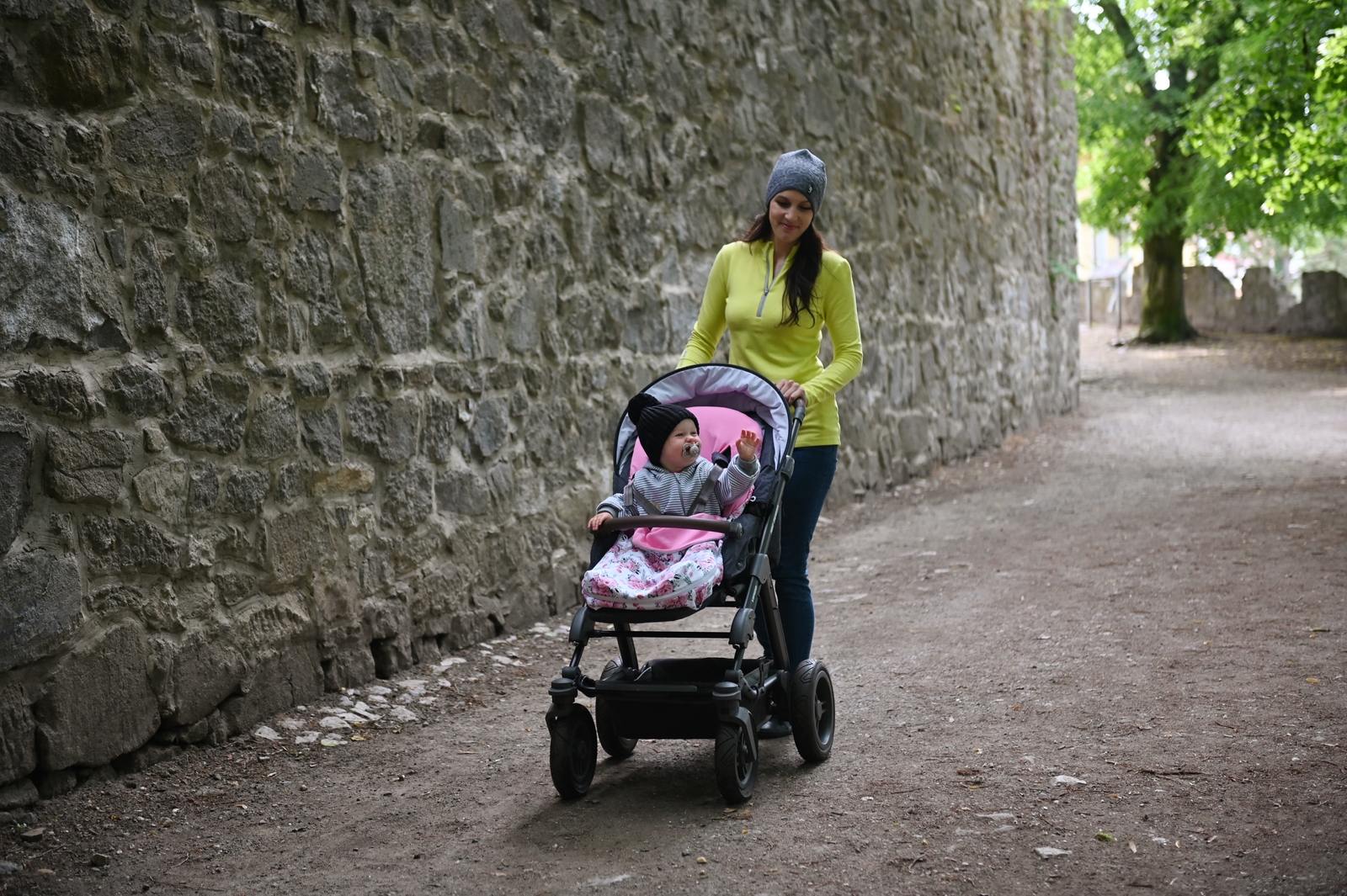 Čepice pletená bambule knoflíky Outlast ® - černá 5 | 49-53 cm