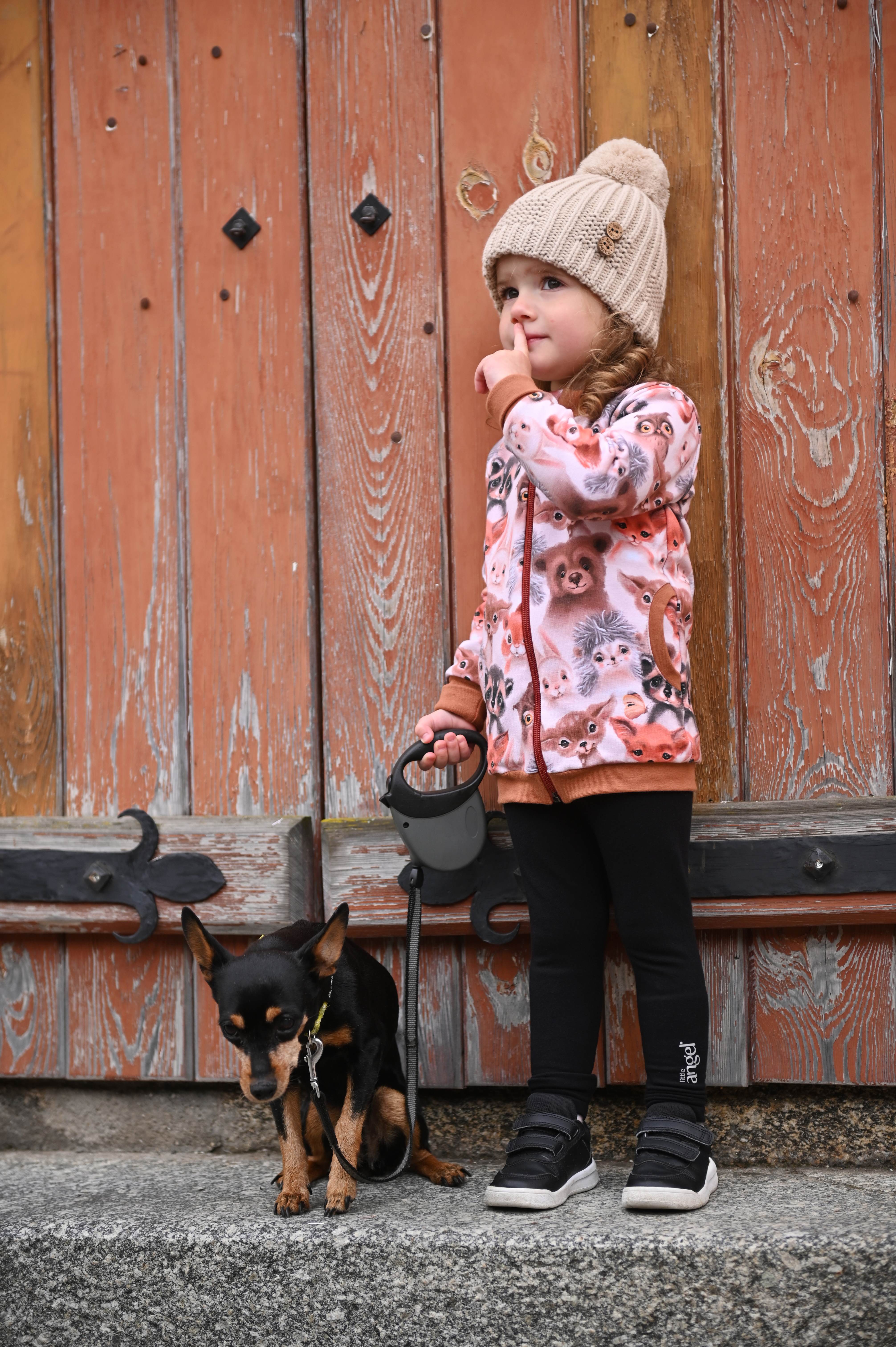 Čepice pletená bambule knoflíky Outlast ® - starorůžová 4 | 45-48 cm