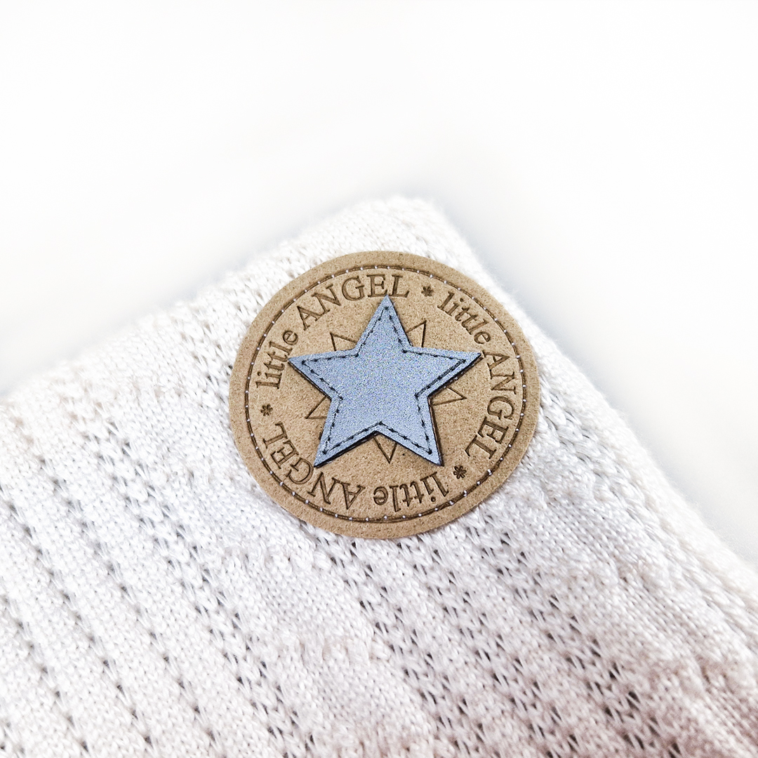 Šátek na krk podšitý Outlast® - Off White/pruh bílošedý melír