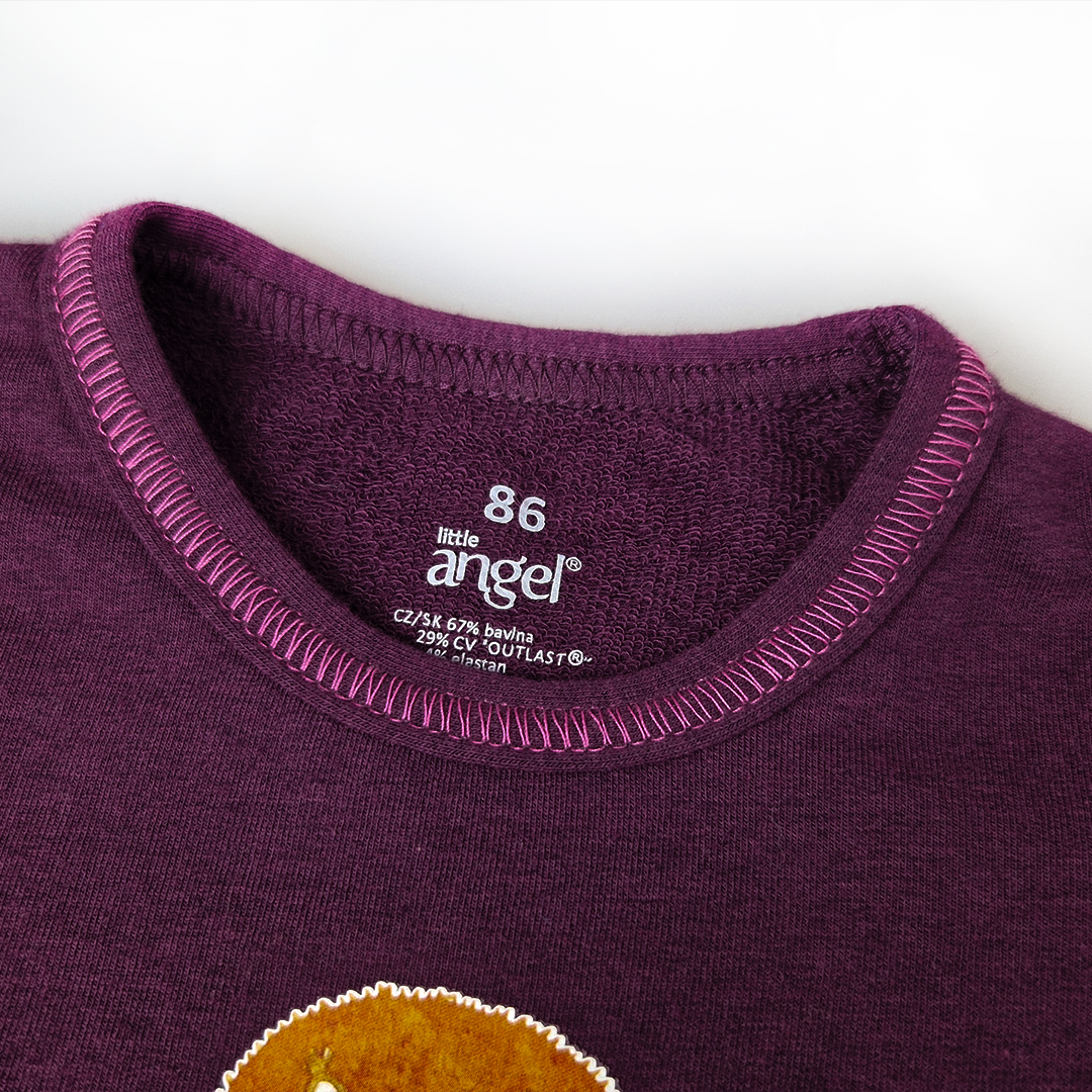 Tričko smyk obrázek DR Outlast® - švestková 86