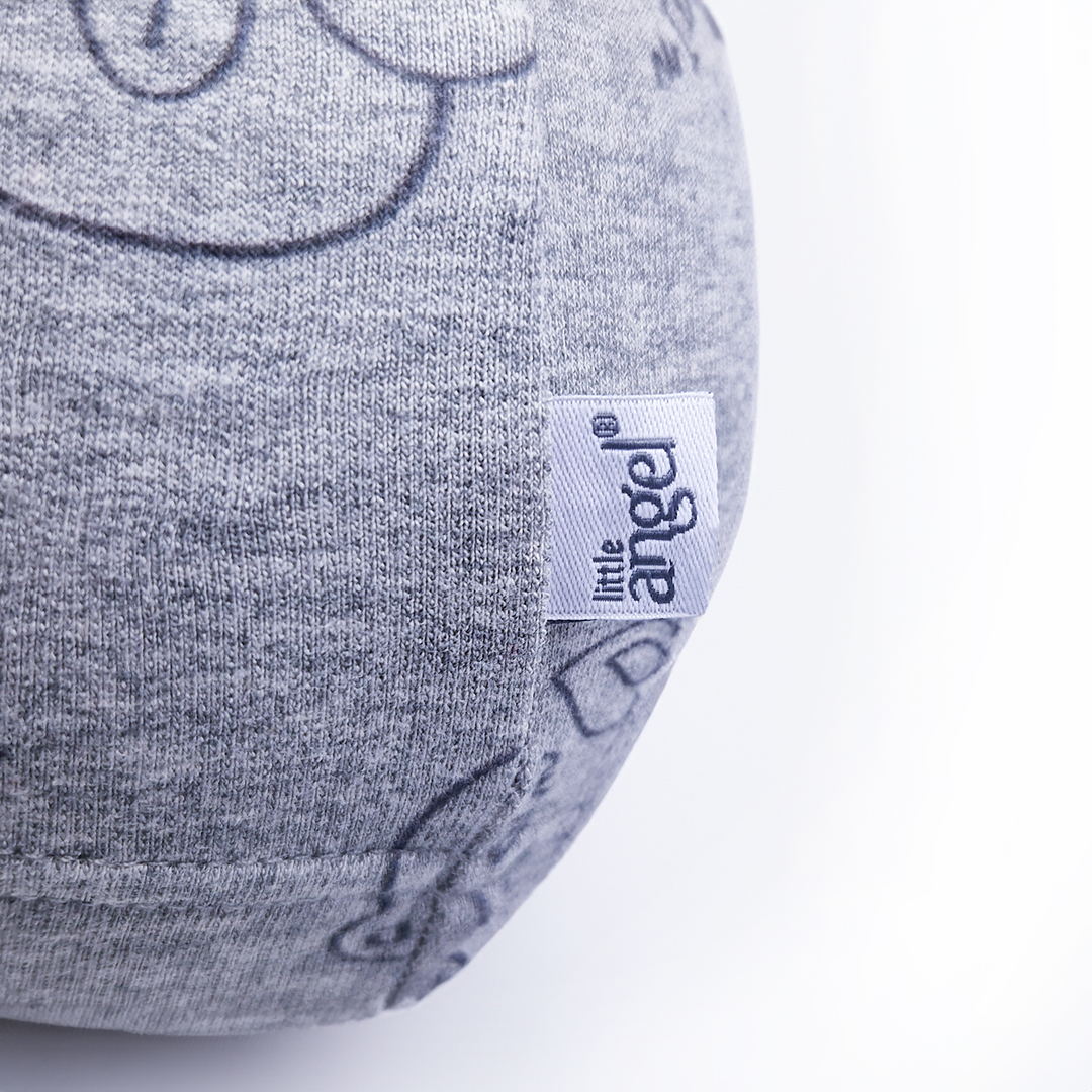 Čepice smyk natahovací TISK Outlast ® - šedý melír zvířátka 6 | 54-57 cm