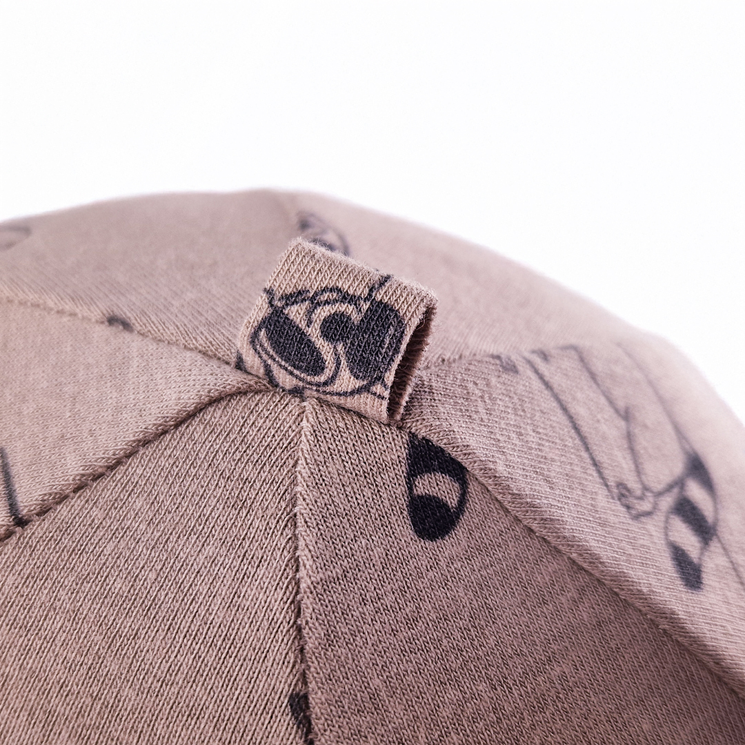 Čepice smyk natahovací TISK Outlast ® - oříšková mývalové 4 | 45-48 cm