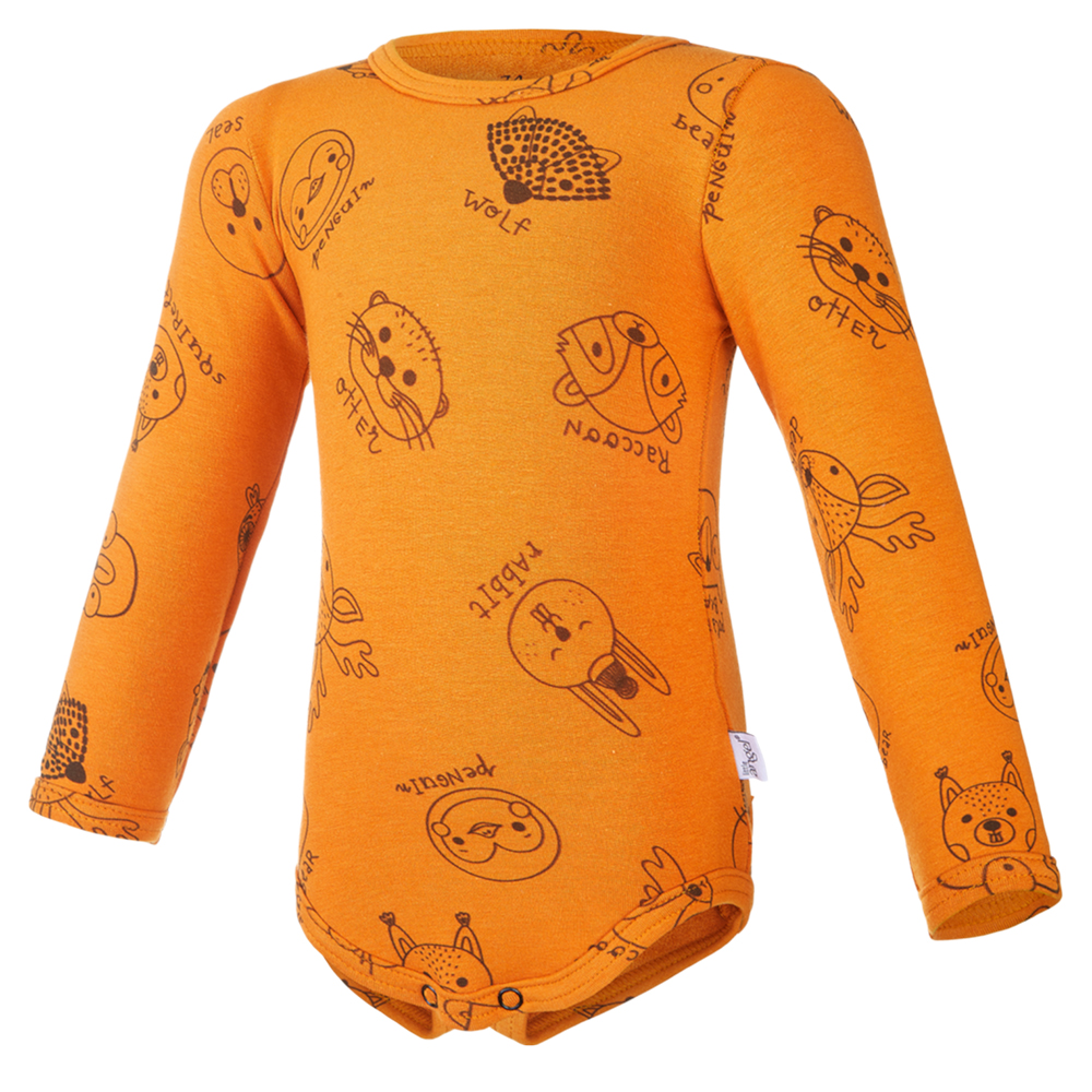 Body tričko smyk TISK Outlast® - medová zvířátka 62