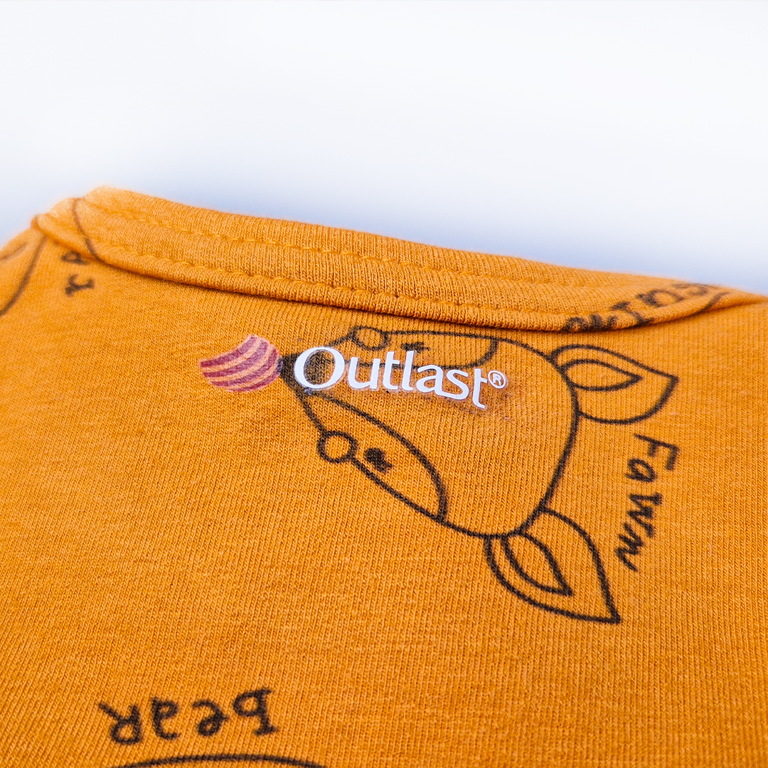 Body tričko smyk TISK Outlast® - medová zvířátka 92