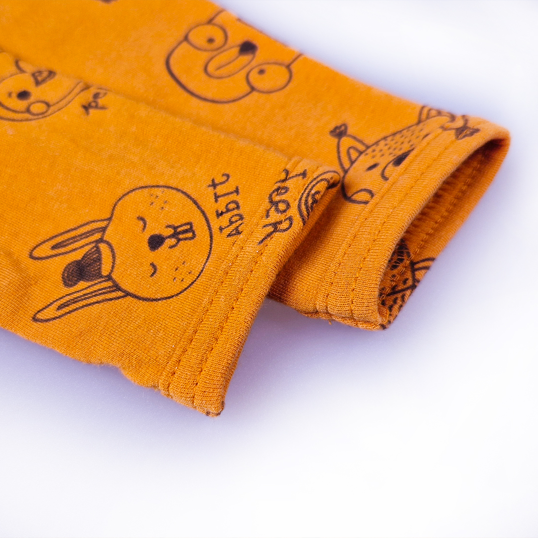 Tričko smyk DR TISK Outlast® - medová zvířátka 128