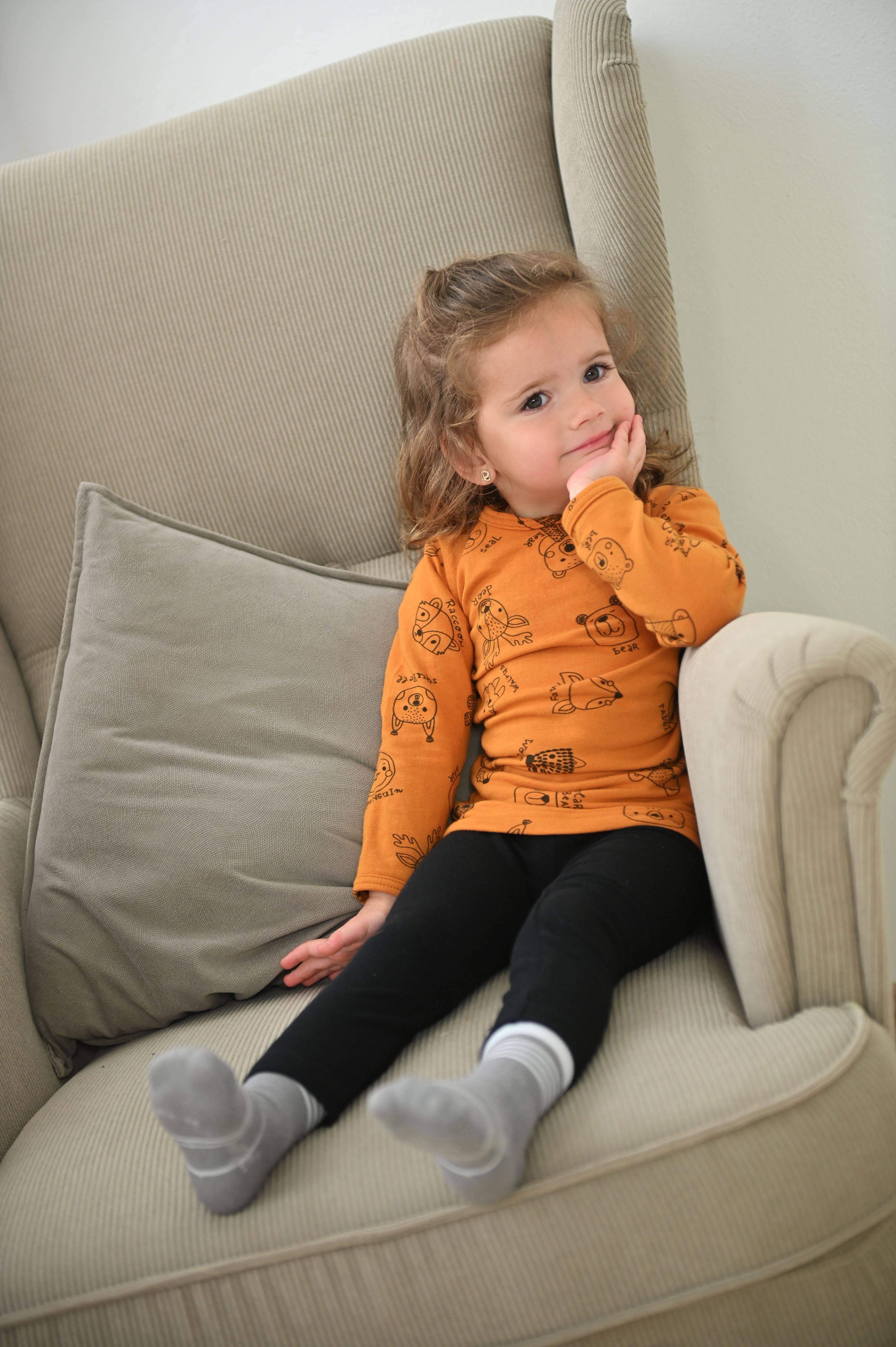 Tričko smyk DR TISK Outlast® - medová zvířátka 128