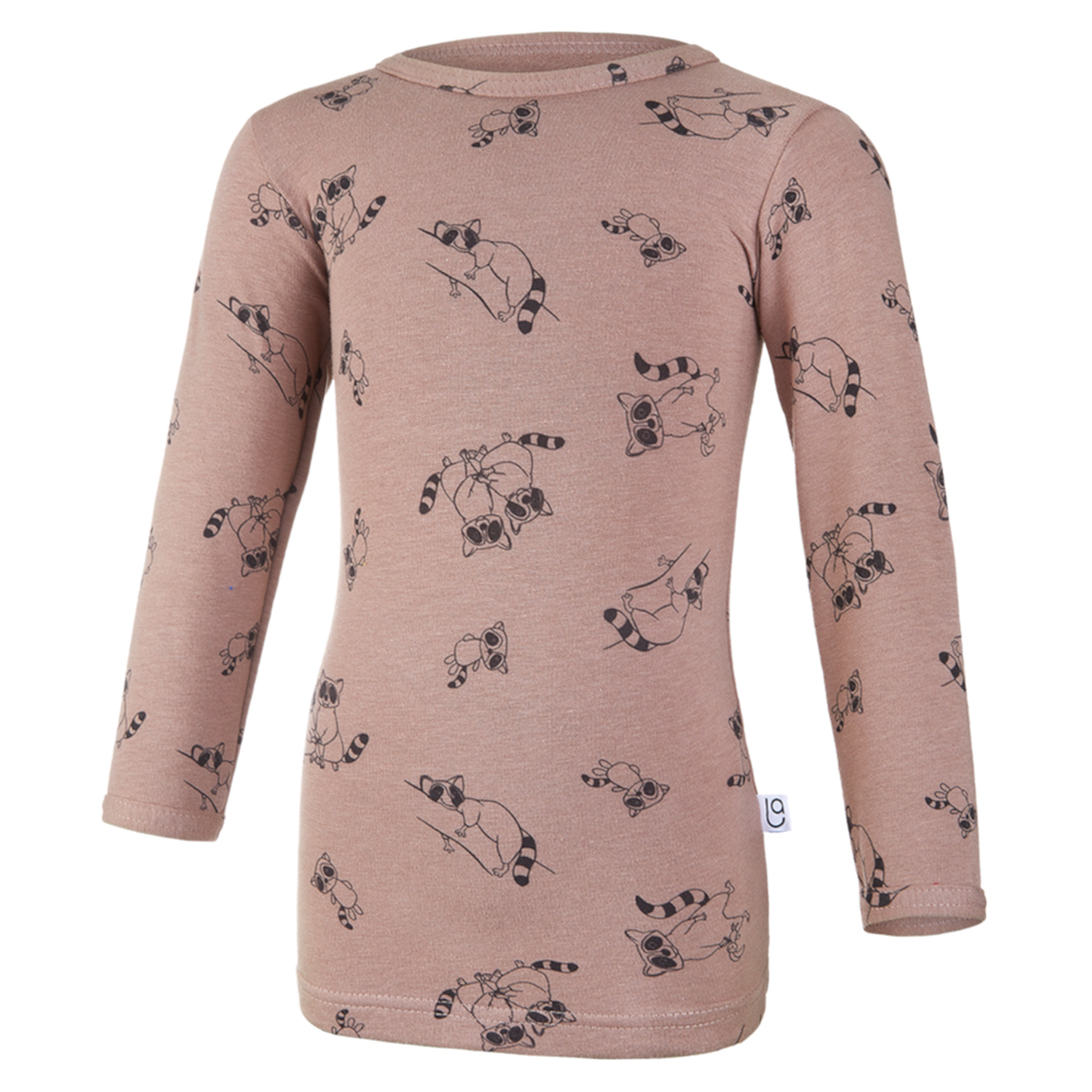 Tričko smyk DR TISK Outlast® - oříšková mývalové 92