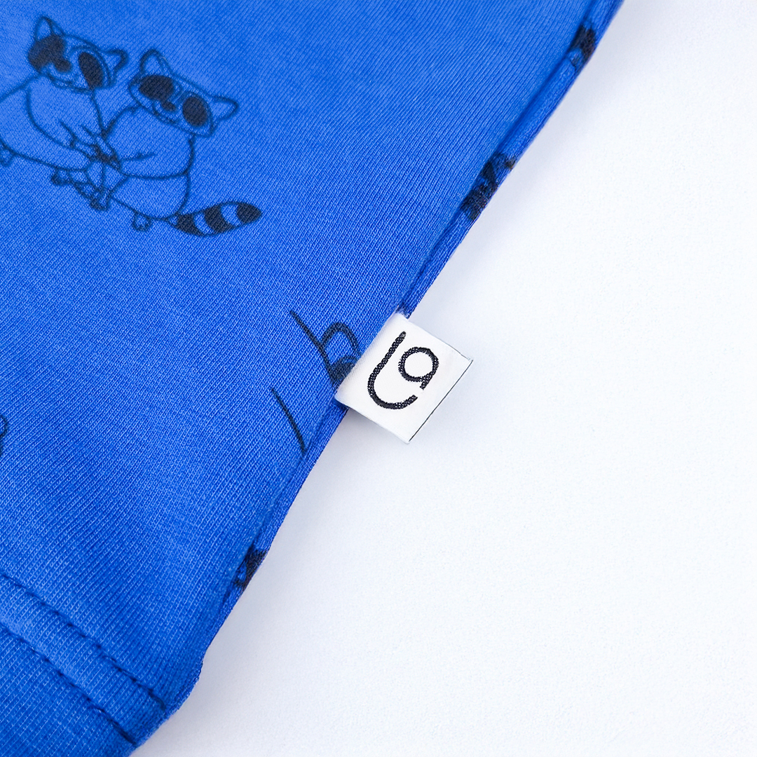 Tričko smyk DR TISK Outlast® - modrá royal mývalové 98