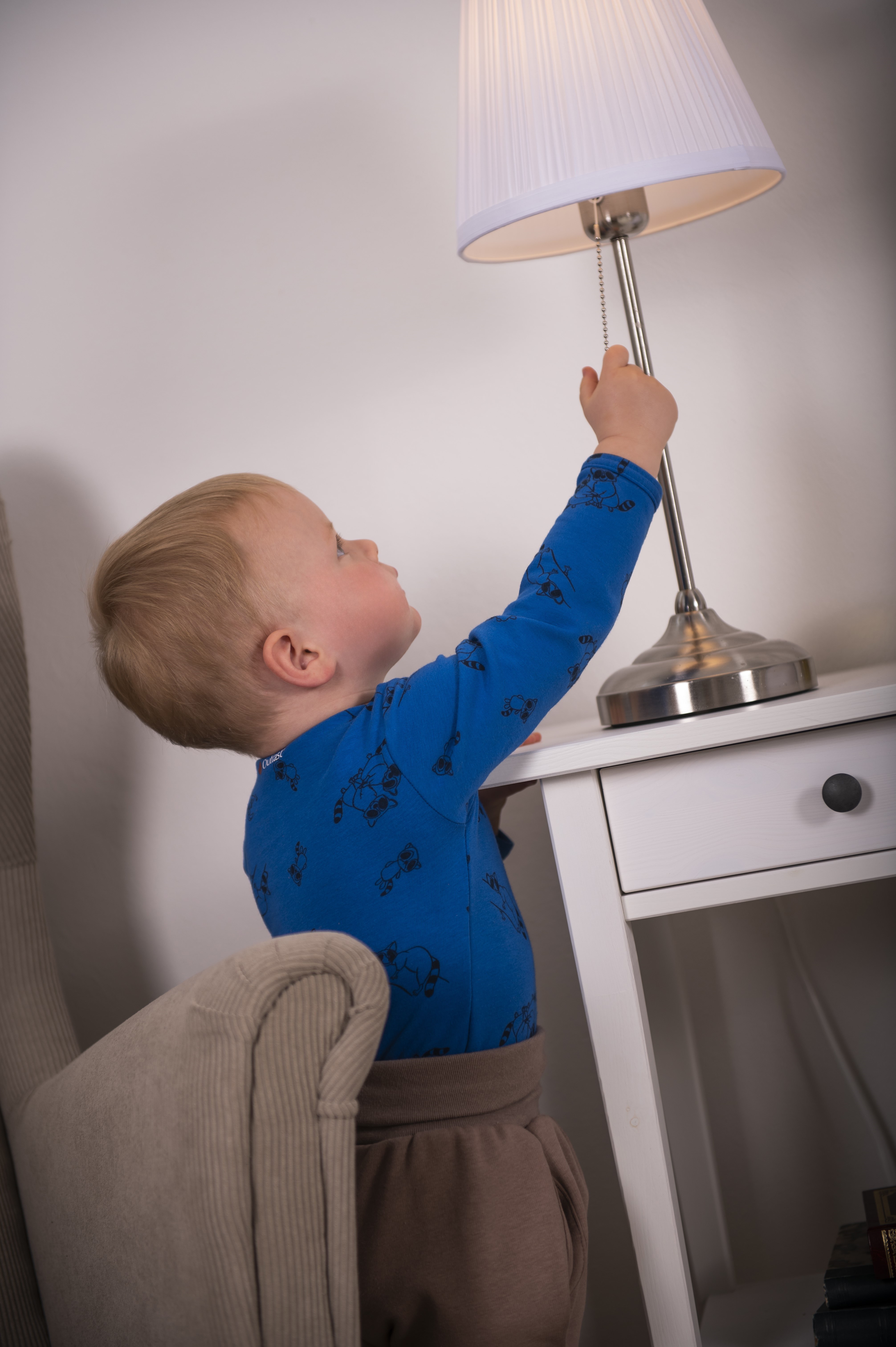 Tričko smyk DR TISK Outlast® - modrá royal mývalové 98