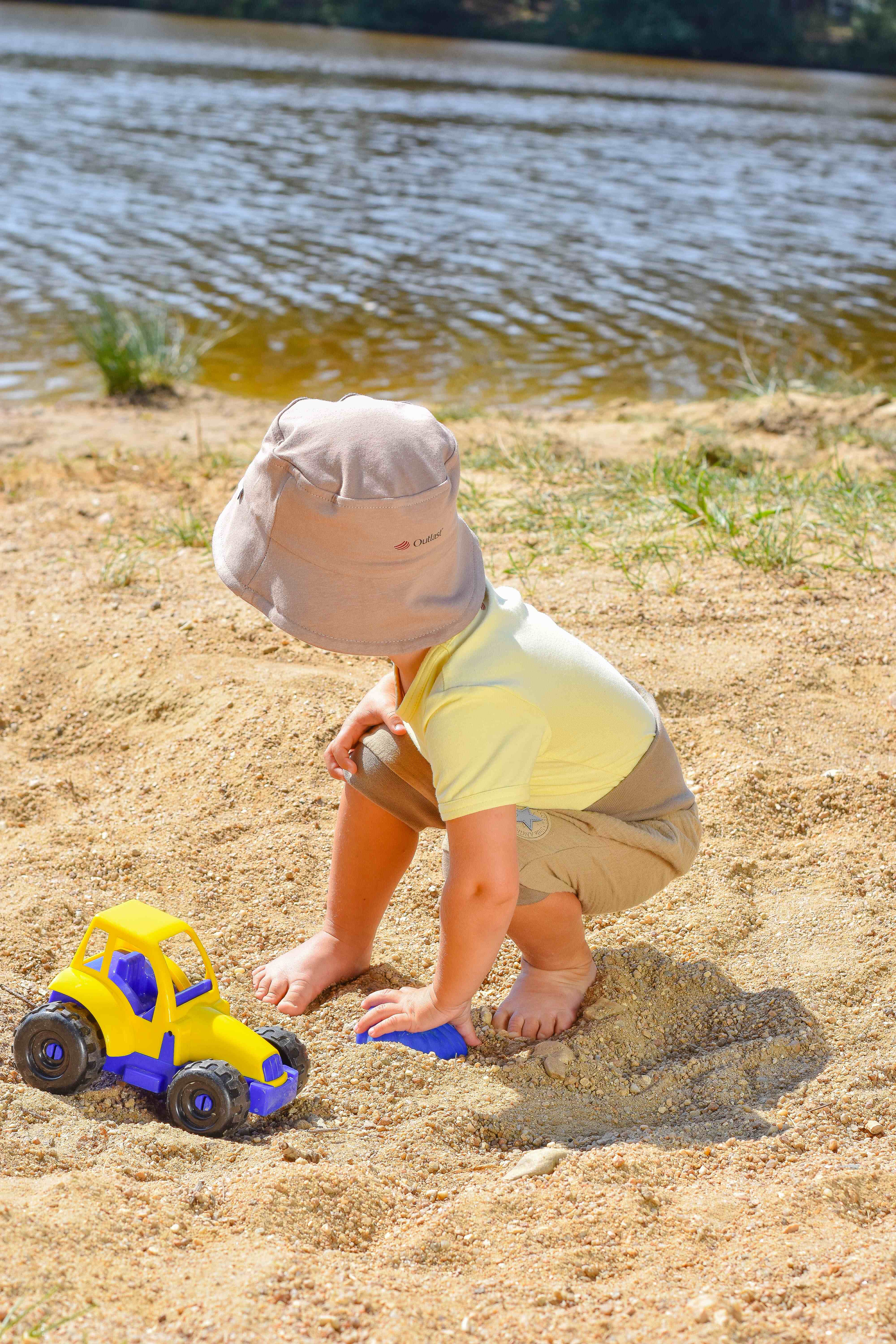 Šortky tenké harémky - písková 104