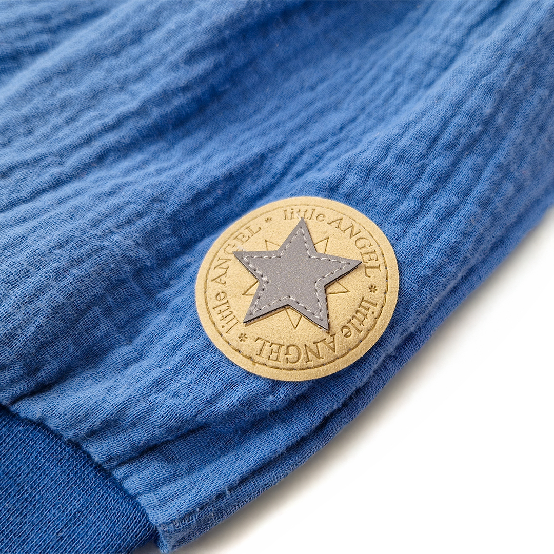 Šortky tenké harémky - denim 98