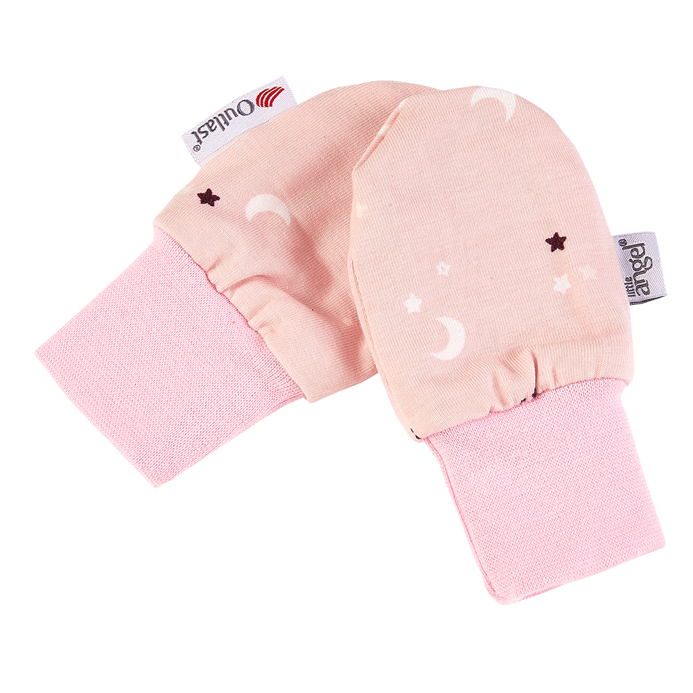 Novorozenecká sada BIO Outlast® - sv.růžová hvězdičky/růžová baby 56