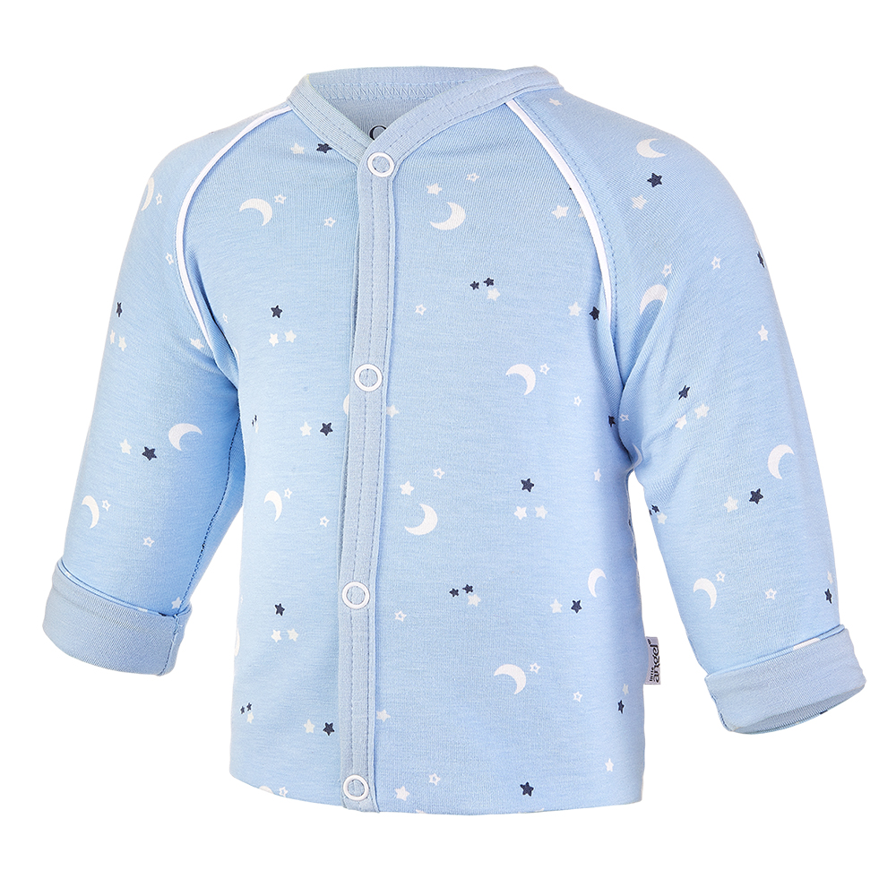 Novorozenecká sada BIO Outlast® - sv.modrá hvězdičky/sv.modrá 56