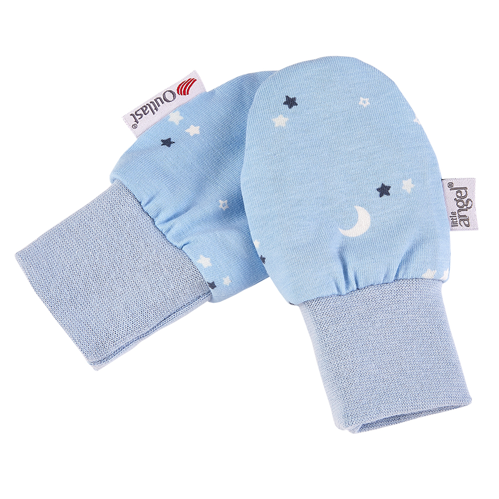 Novorozenecká sada BIO Outlast® - sv.modrá hvězdičky/sv.modrá 56