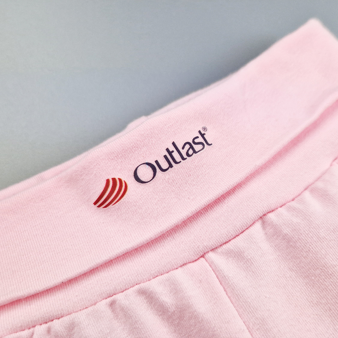 Polodupačky tenké Outlast® - růžová baby 62