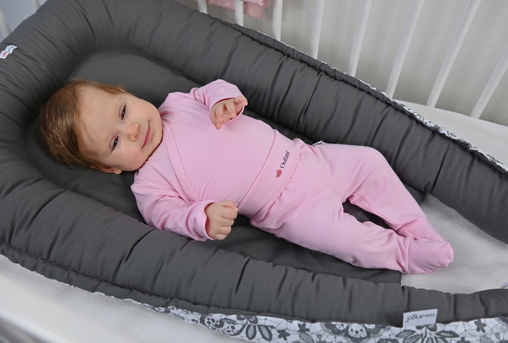 Polodupačky tenké Outlast® - růžová baby 62