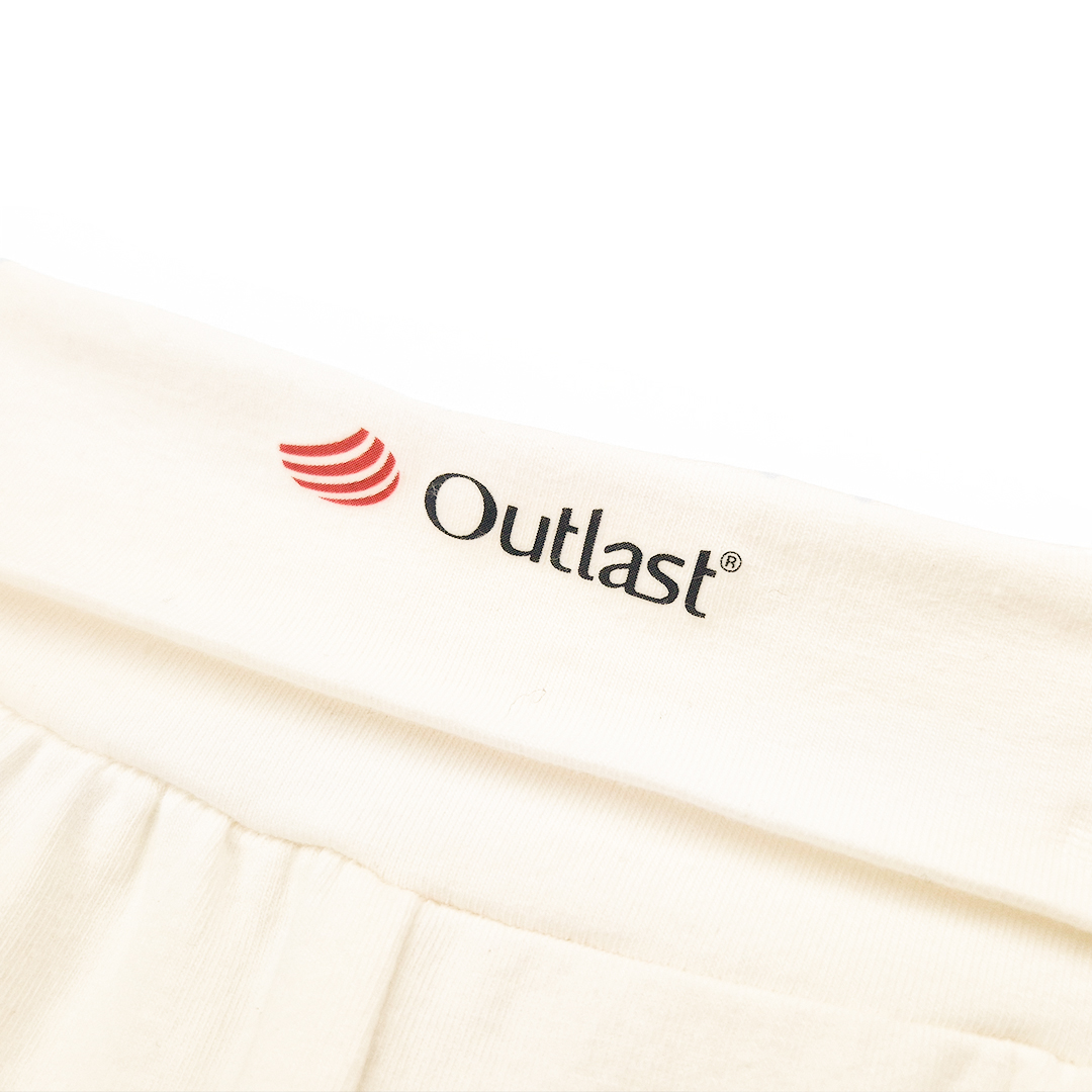 Polodupačky tenké Outlast® - bílá káva 68