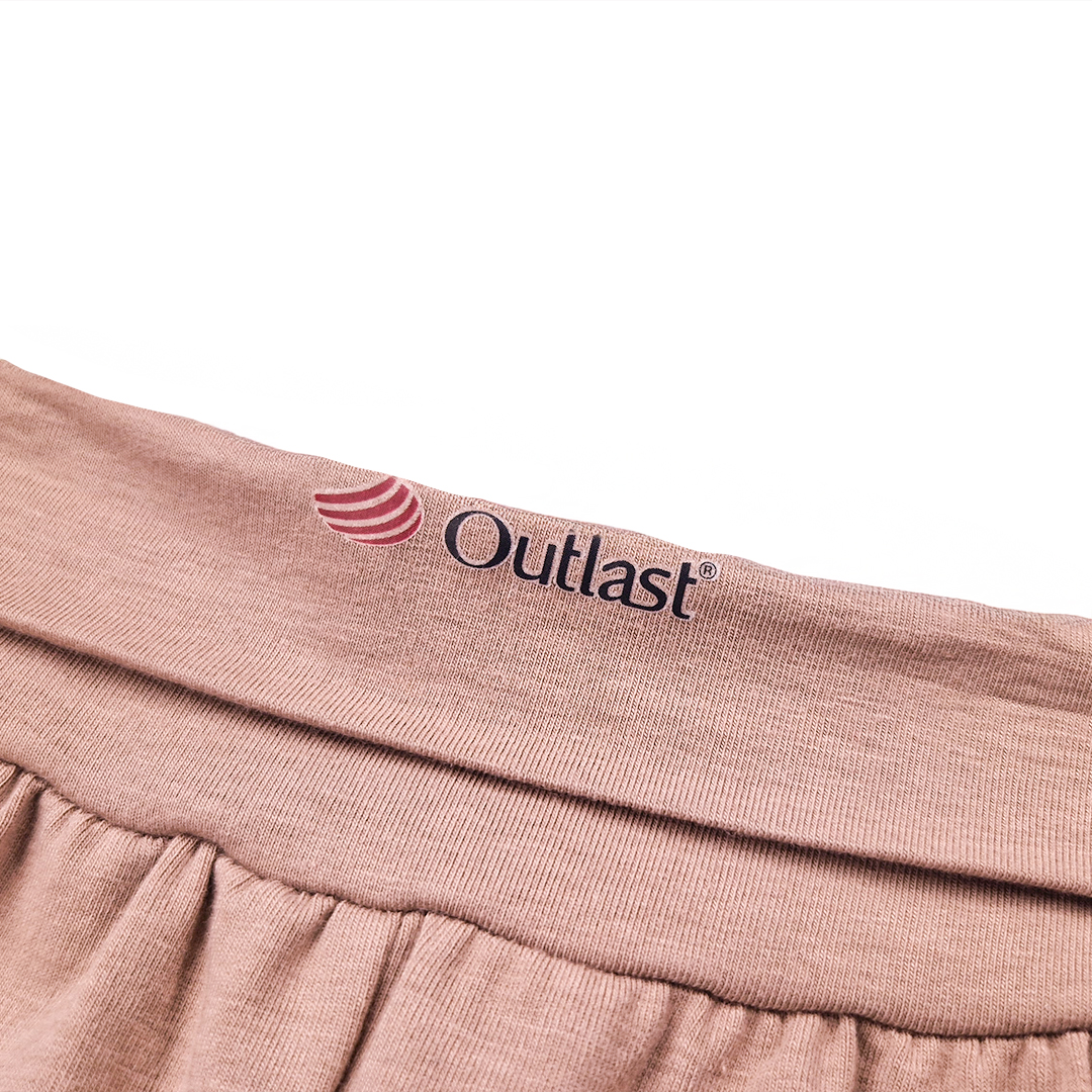 Polodupačky tenké Outlast® - oříšková 56