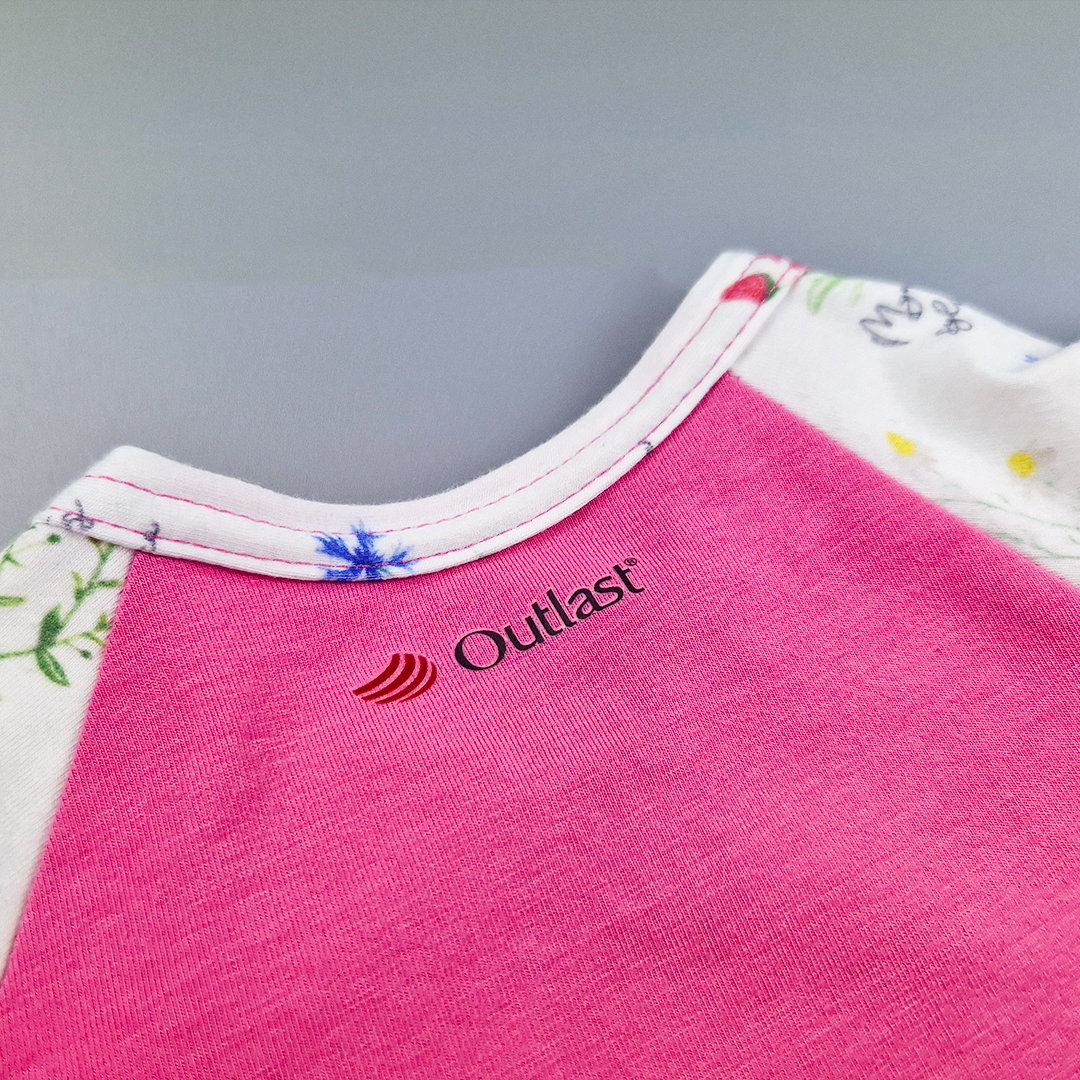 Overal tenký krátký TISK Outlast® - herbář 86